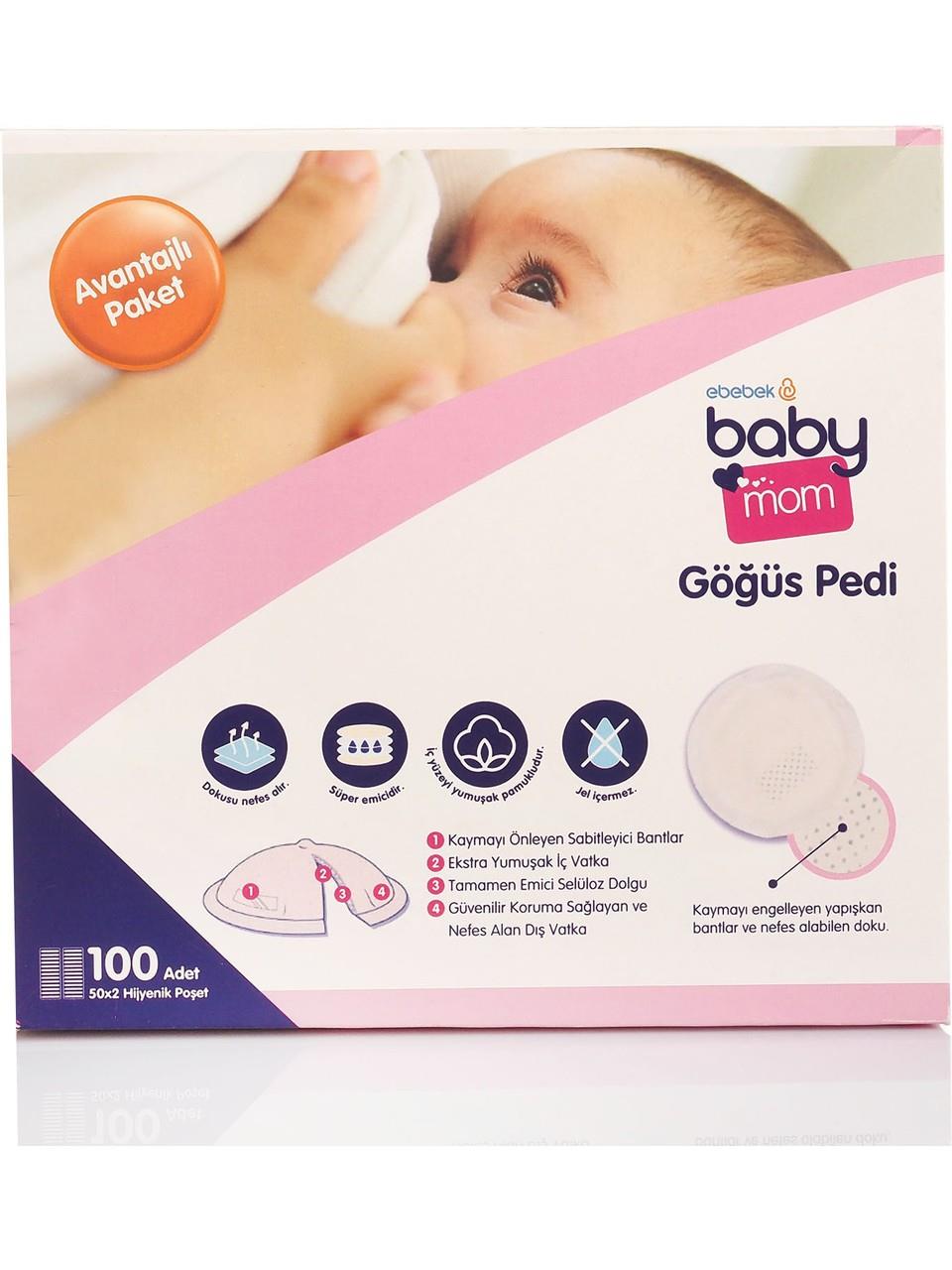 Baby Mom Göğüs Pedi 100LÜ - Avantaj Paket