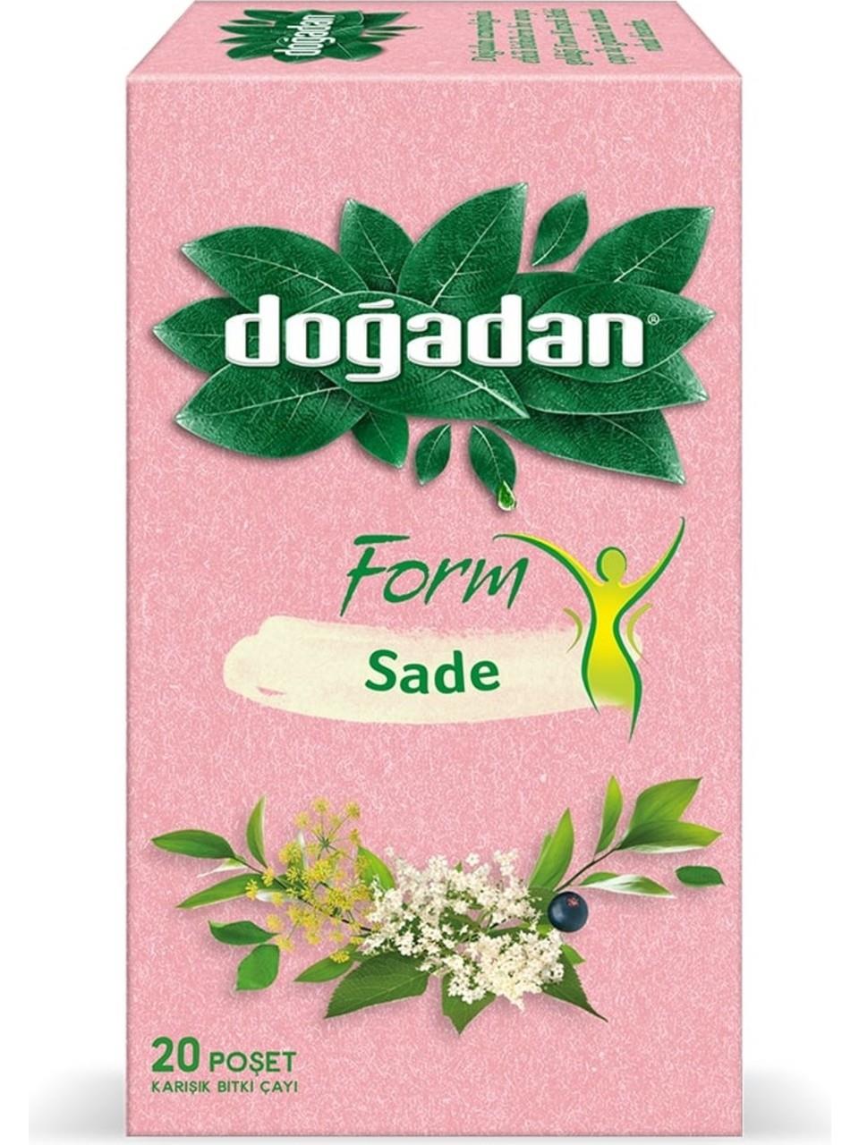 Doğadan Form Sade Karışık Çay 20 POŞET