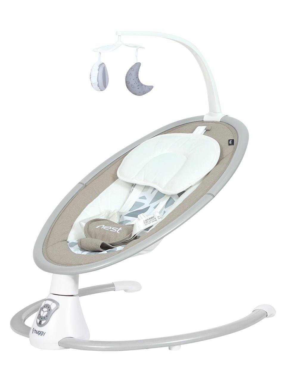 Huggy Nest Otomatik Sallanabilir Kumandalı Müzikli Anakucağı