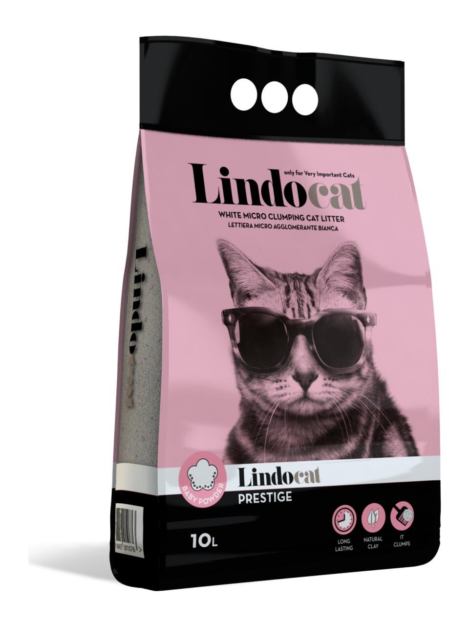 Lindo Cat Bebek Parfümlü İnce Kedi Kumu 10 Lt