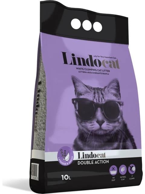 Lindo Cat Lavanta Kokulu İnce Kedi Kumu 10 Lt