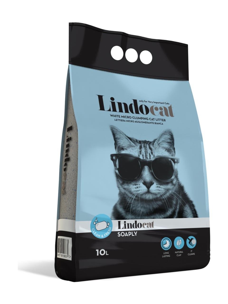 Lindo Cat Sabun Kokulu İnce Kedi Kumu 10 Lt