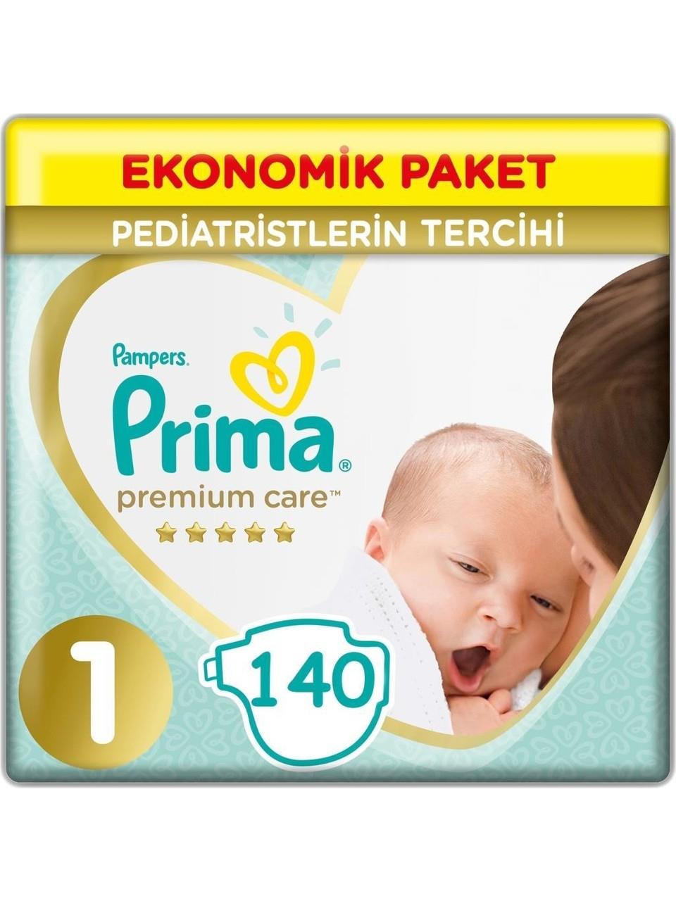 Prima Premium Care 1 Beden ( 70 x 2) 140'lı Yenidoğan Bebek Bezi