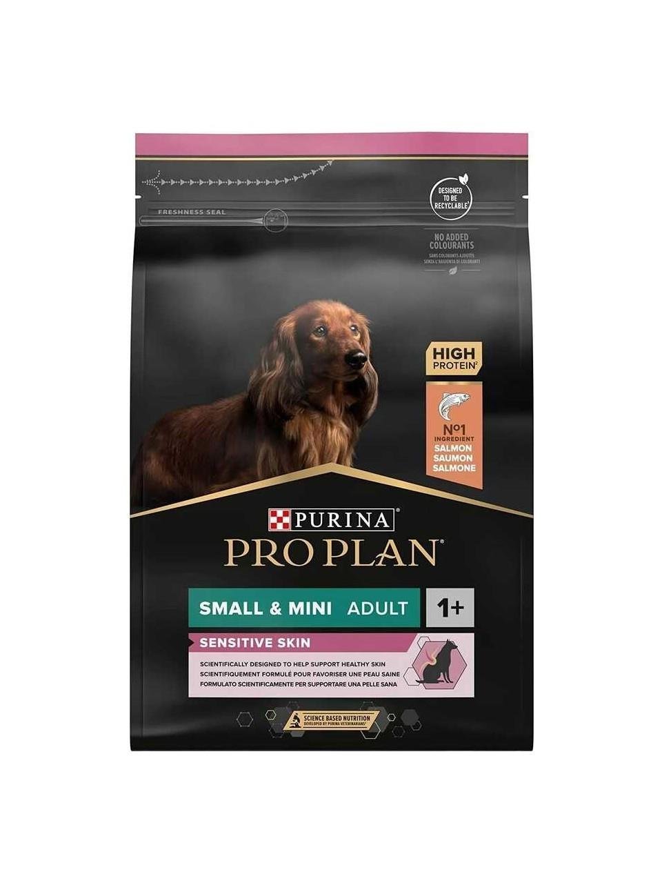 Pro Plan Sensitive Skin Small & Mini Somonlu Küçük Irk Köpek Maması 3 Kg