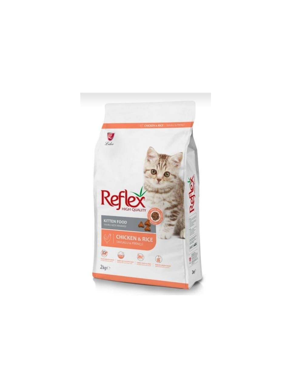 Reflex Tavuklu ve Pirinçli Yavru Kedi Maması 2 kg