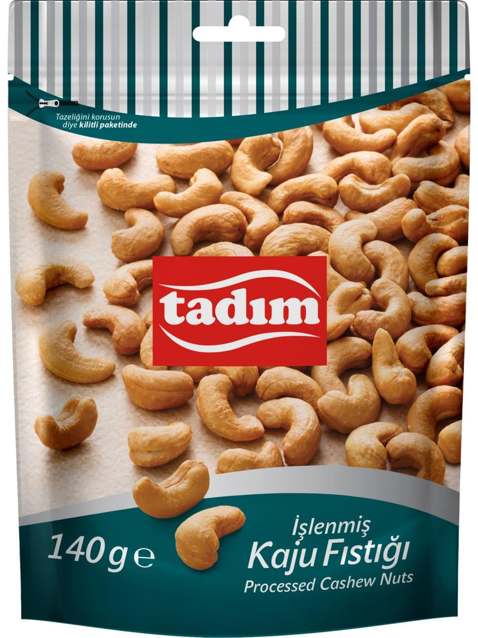 Tadım Işlenmiş Kaju 140 gr x 12 Adet