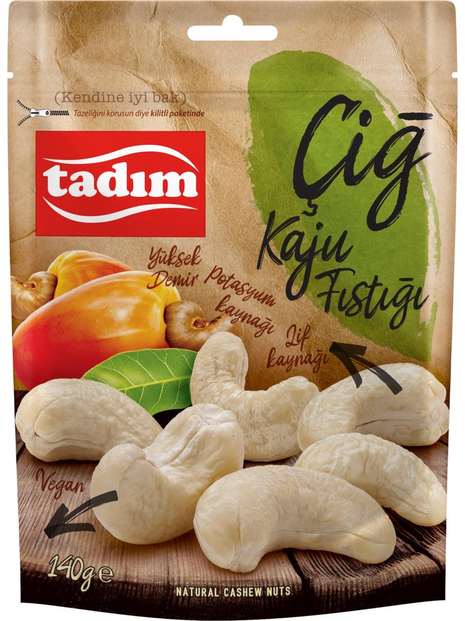Tadım Kaju Çiğ 140 gr x 12 Adet