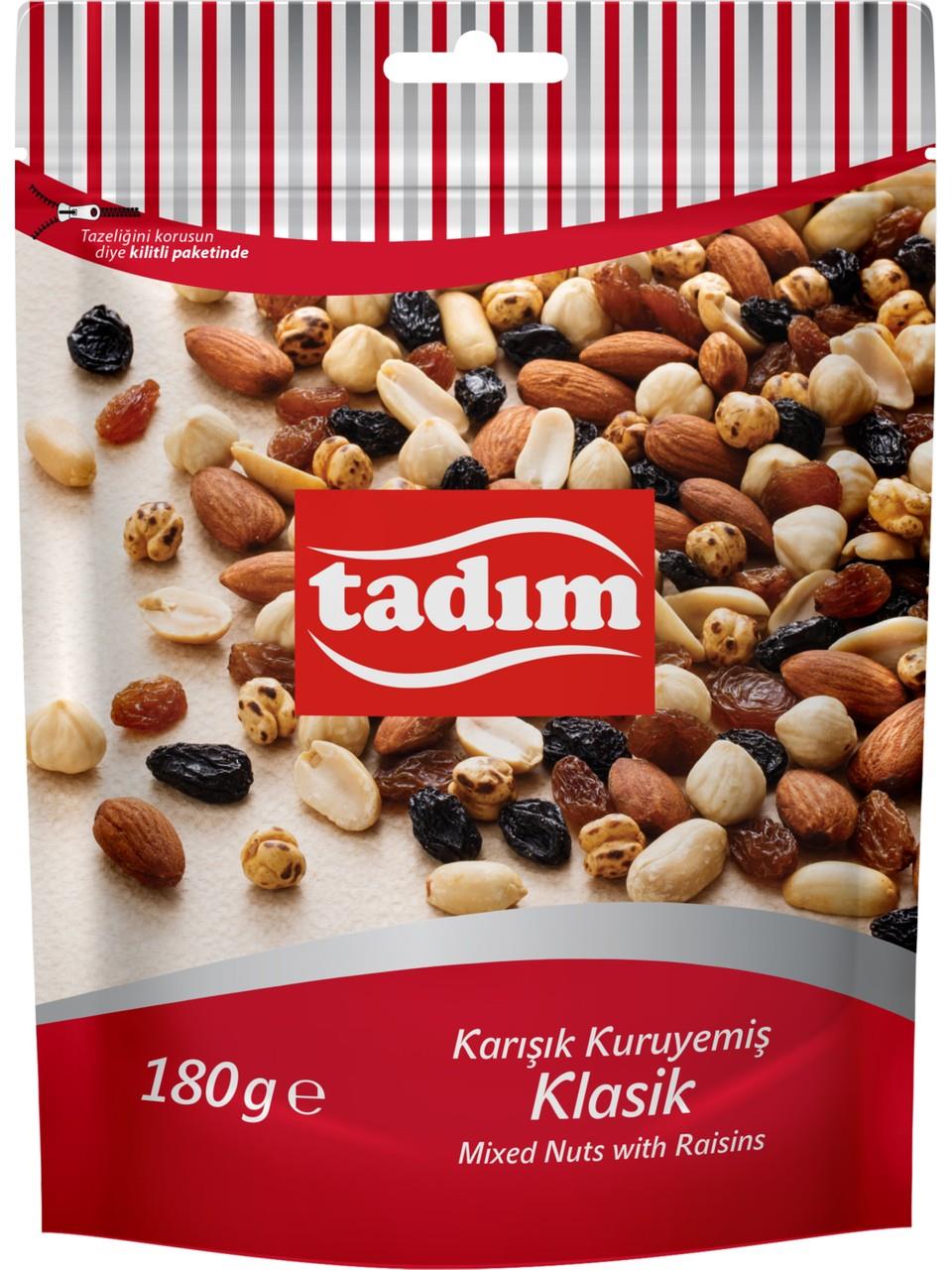 Tadım Karışık Kuruyemiş Klasik 180 gr x 12 Adet