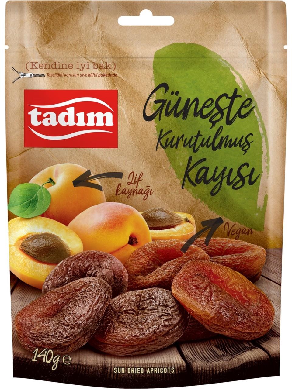 Tadım Kuru Kayısı Gün Kurusu 140 gr x 12 Adet