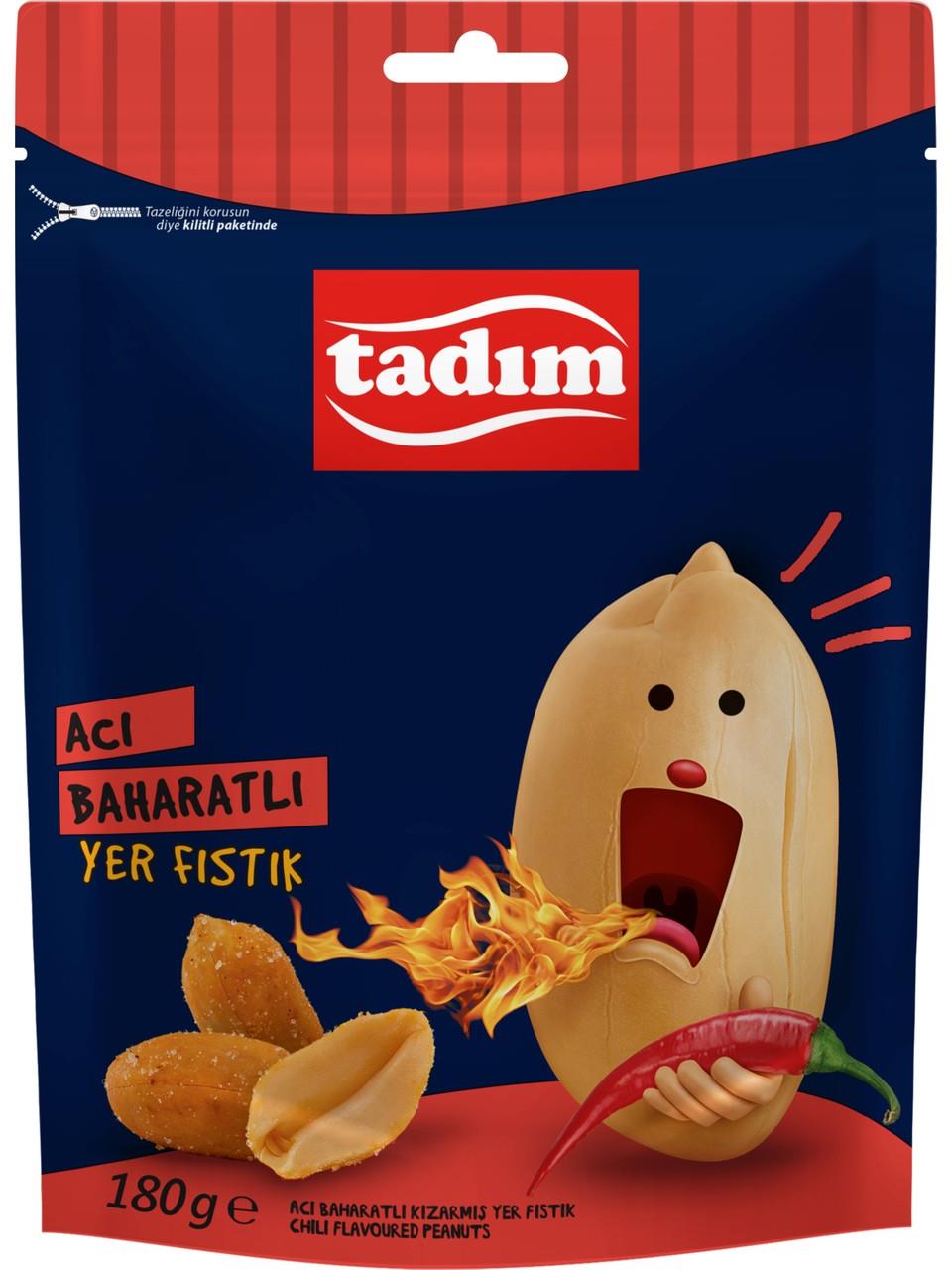 Tadım Yer Fıstığı Acı Soslu 180 gr x 12 Adet