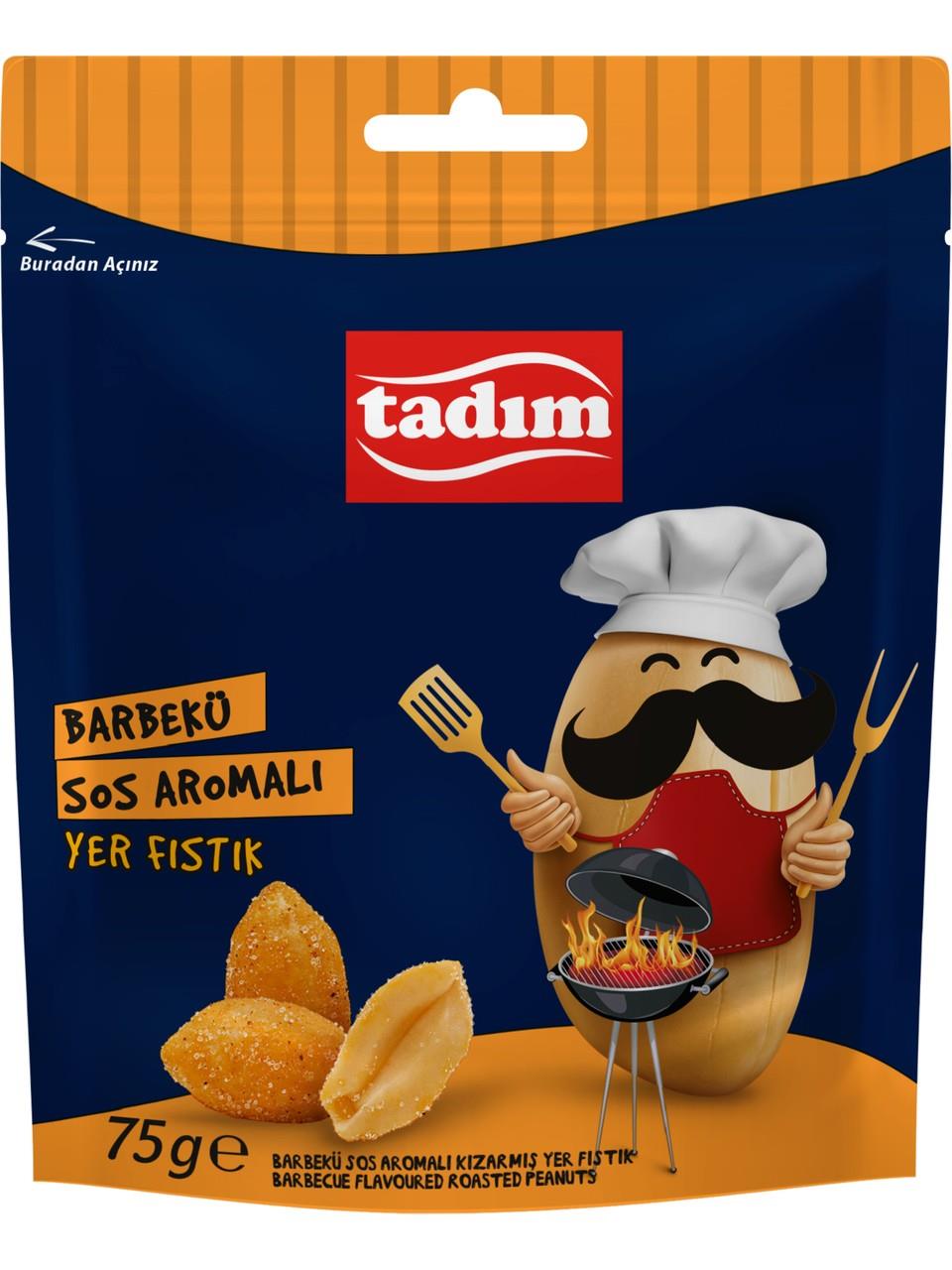 Tadım Yer Fıstığı Barbekü Soslu 75 gr x 12 Adet