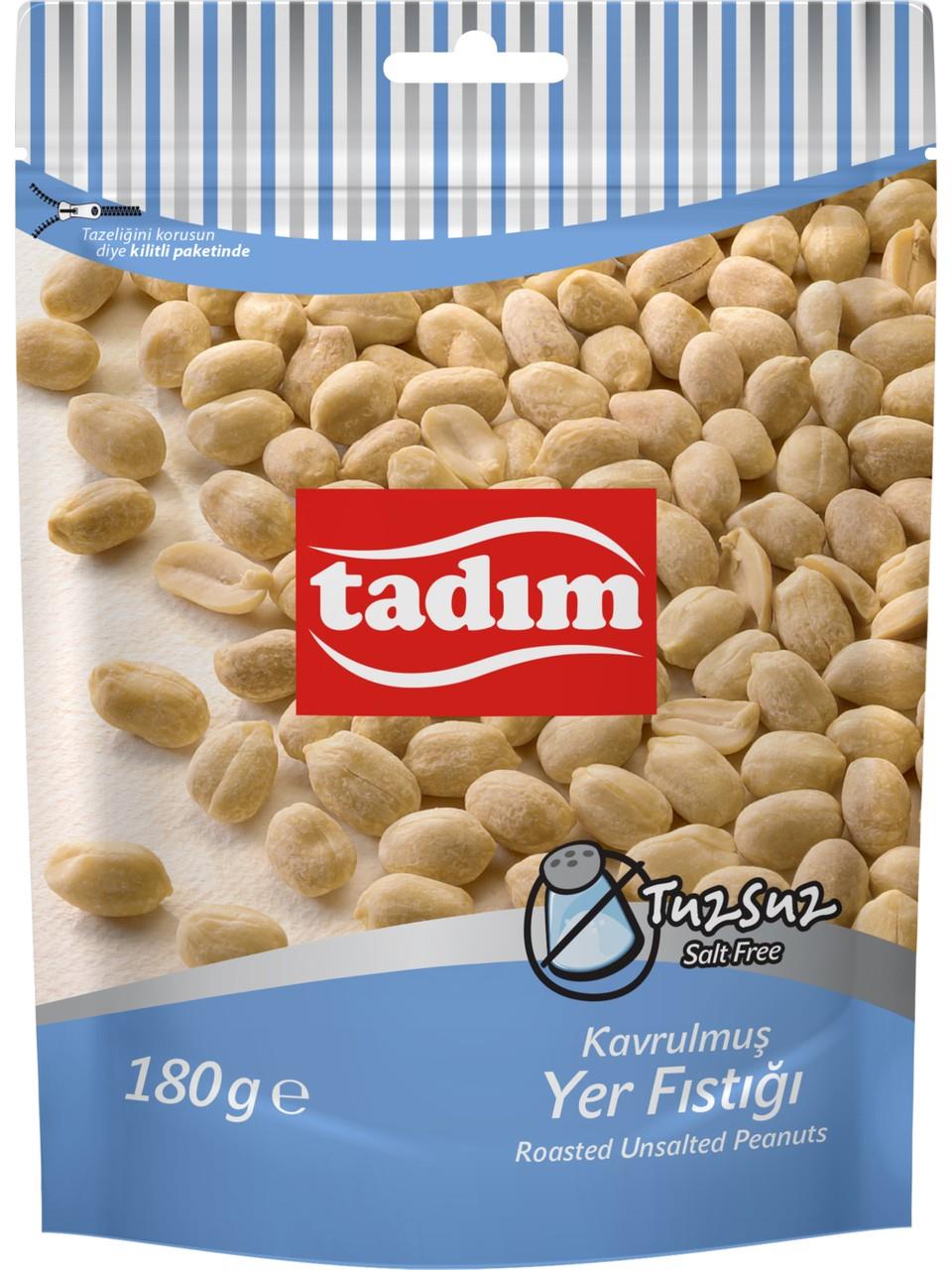 Tadım Yer Fıstığı Tuzsuz 180 gr x 12 Adet
