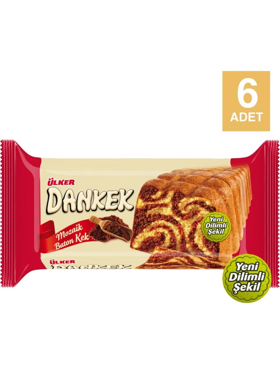 Ülker Dankek Mozaik Baton Kek 200 gr x 6 Adet