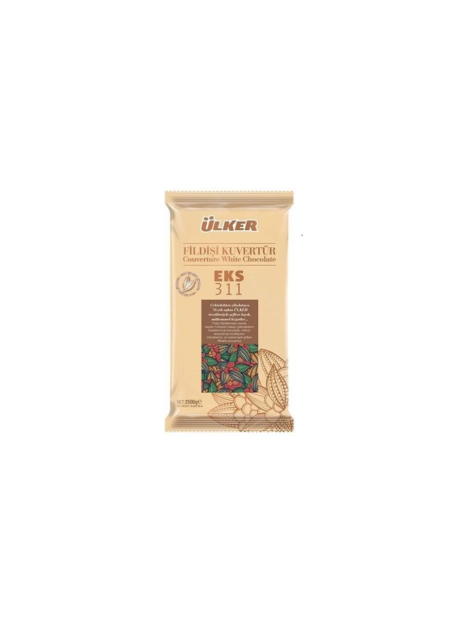 Ülker Kuvertür Beyaz - Fildişi Çikolata 2,5 kg