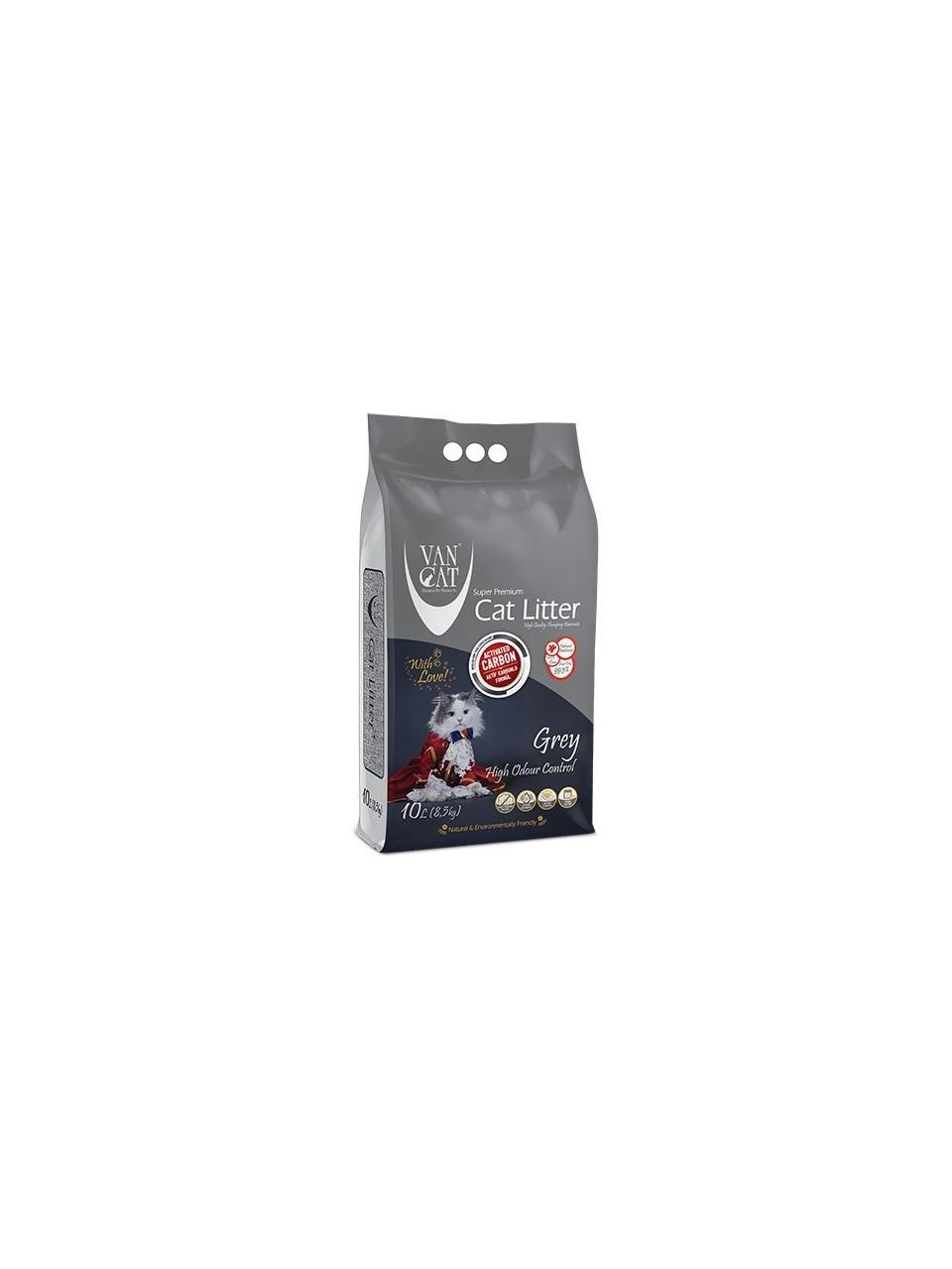 Van Cat Aktif Karbon carbon Kokusuz Kedi Kumu 10 lt