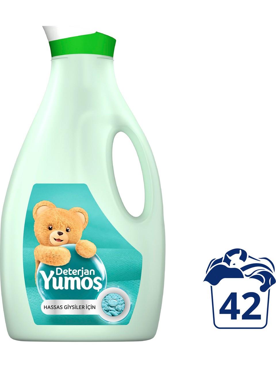Yumoş Sıvı Deterjan Hassas Giysiler İçin İpeksi Bakım 2520 ml