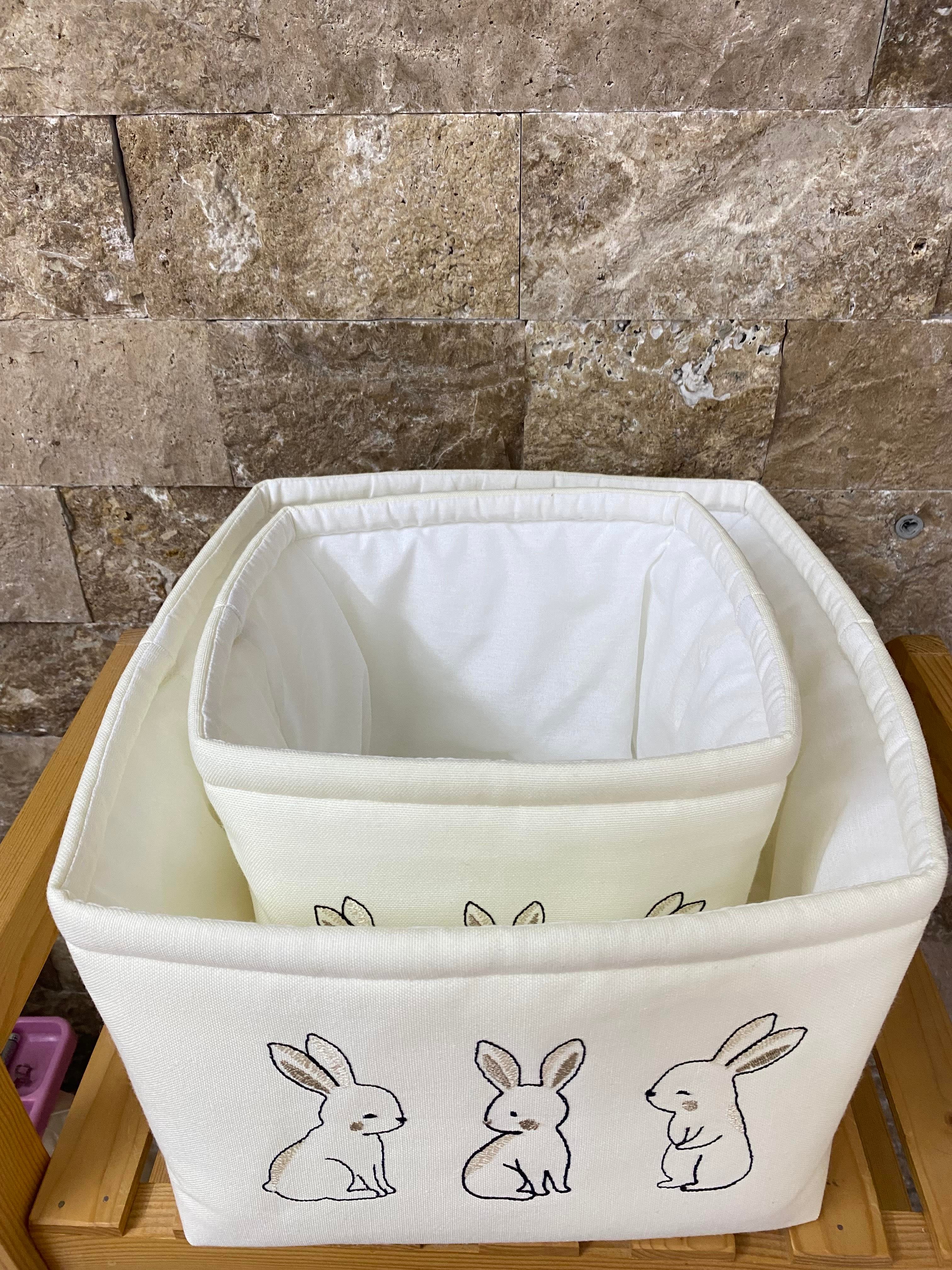 Bej Nakışlı Little Bunnies