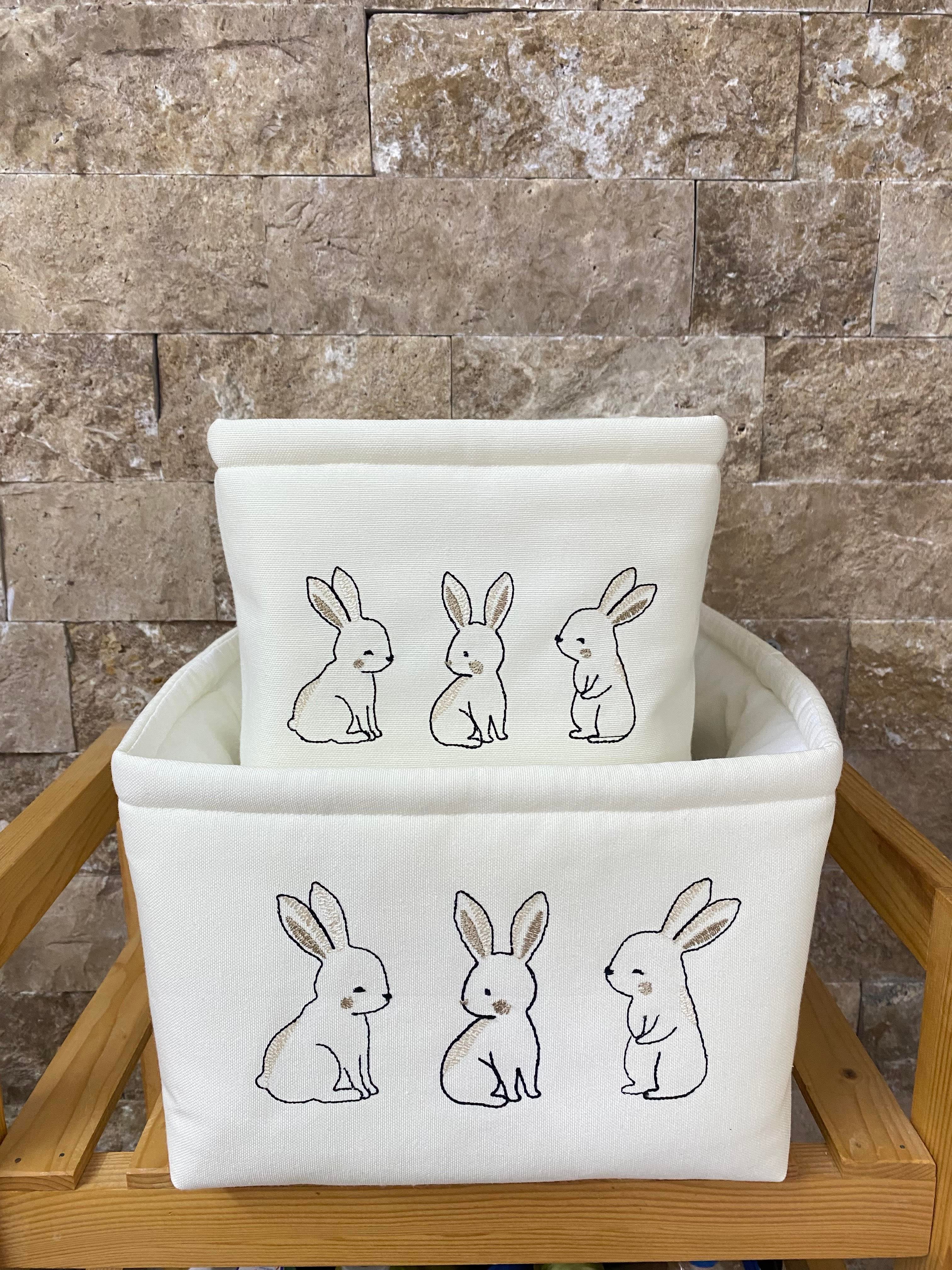Bej Nakışlı Little Bunnies