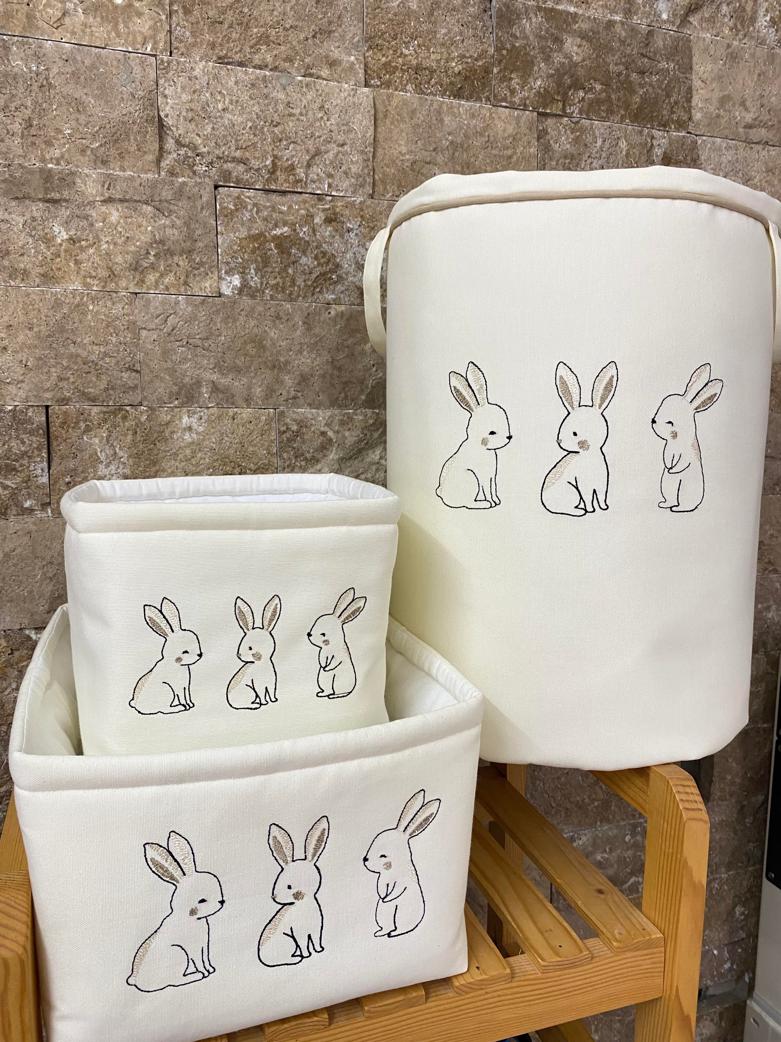 Bej Nakışlı Little Bunnies