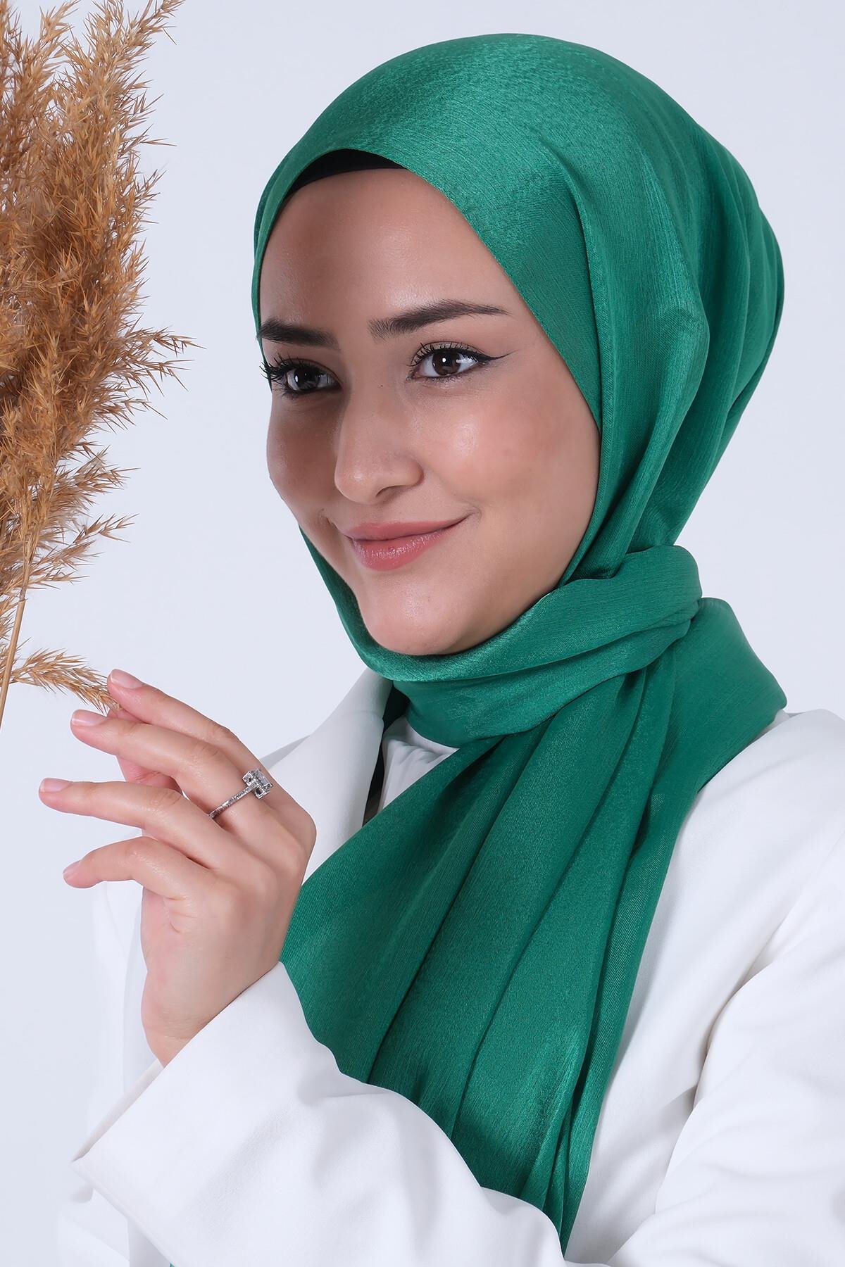 Harem Scarf Janjan Şal Çim Yeşili