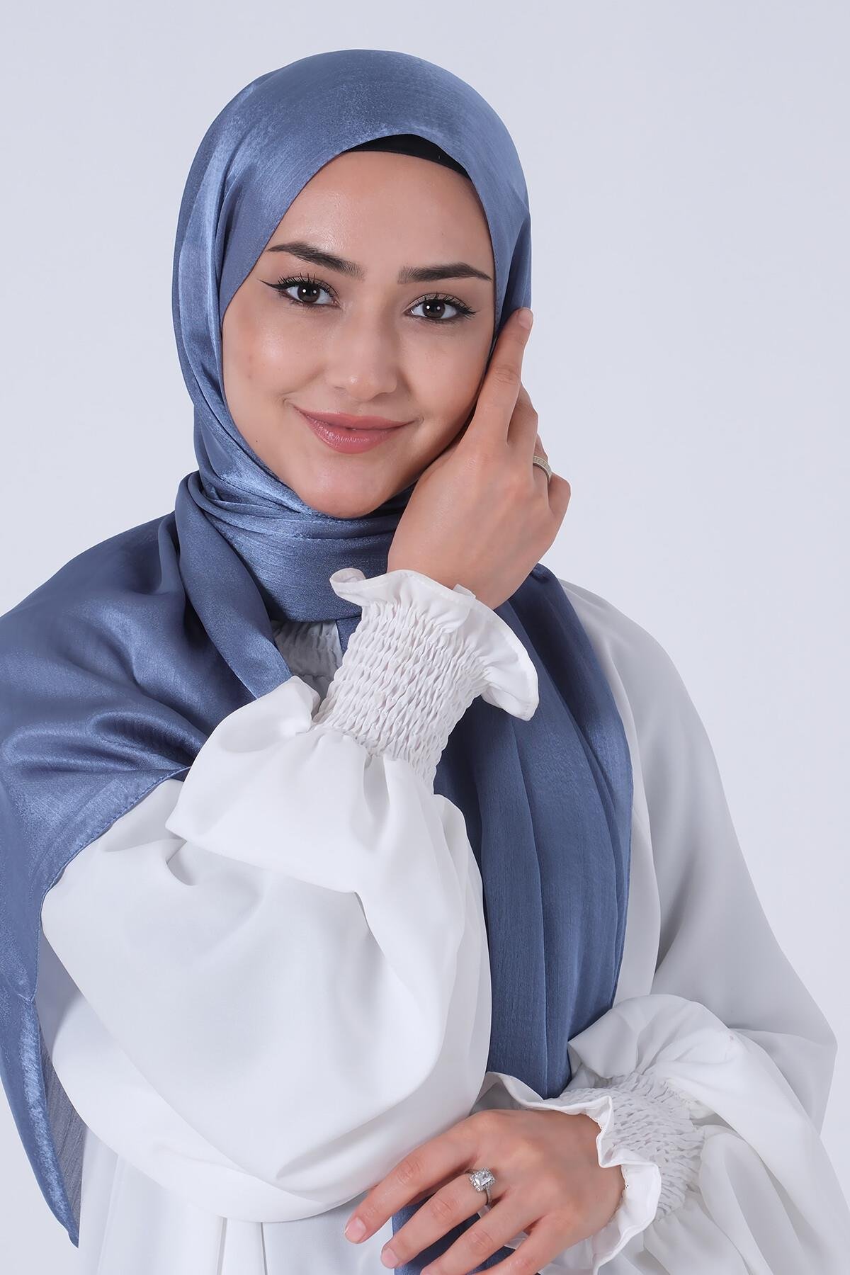 Harem Scarf Janjan Şal İndigo