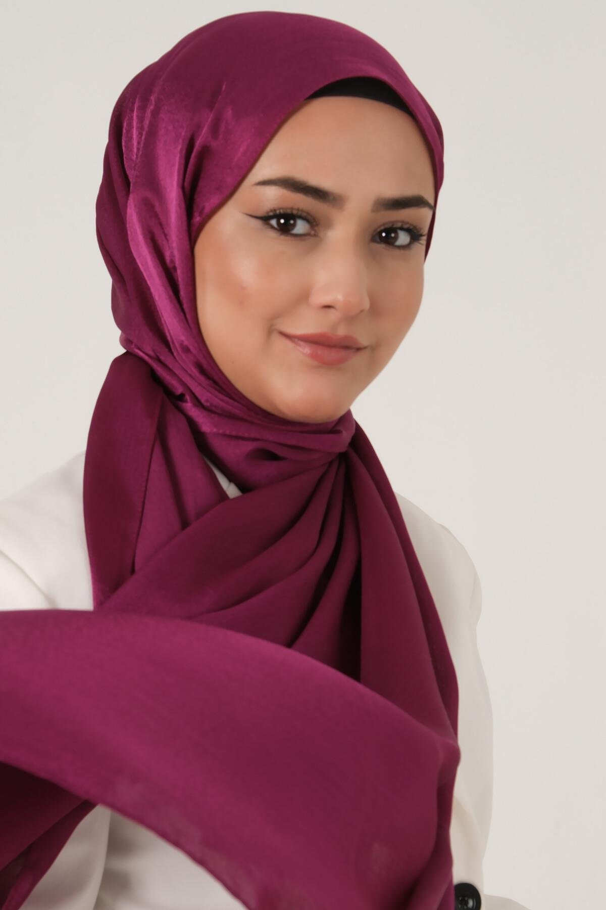 Harem Scarf Janjan Şal Koyu Fuşya