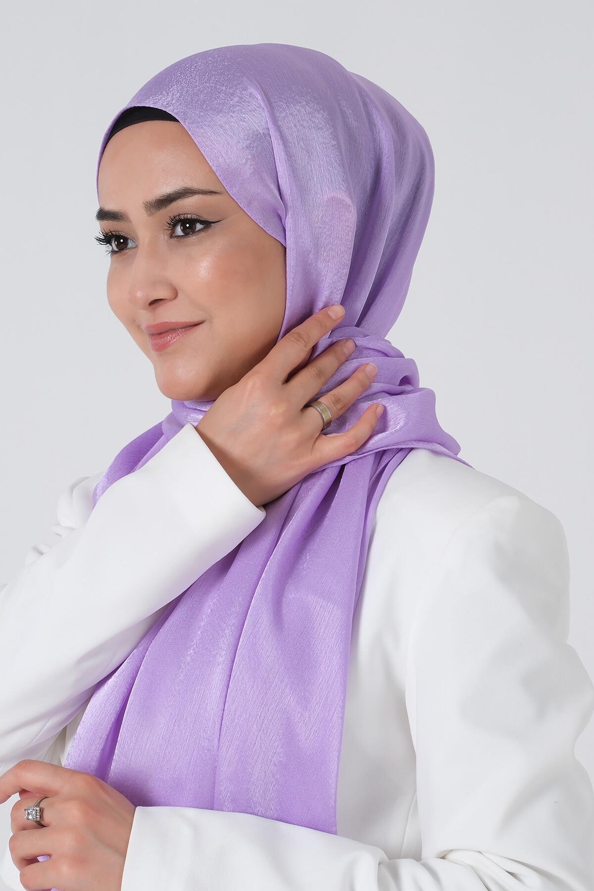 Harem Scarf Janjan Şal Koyu Lila