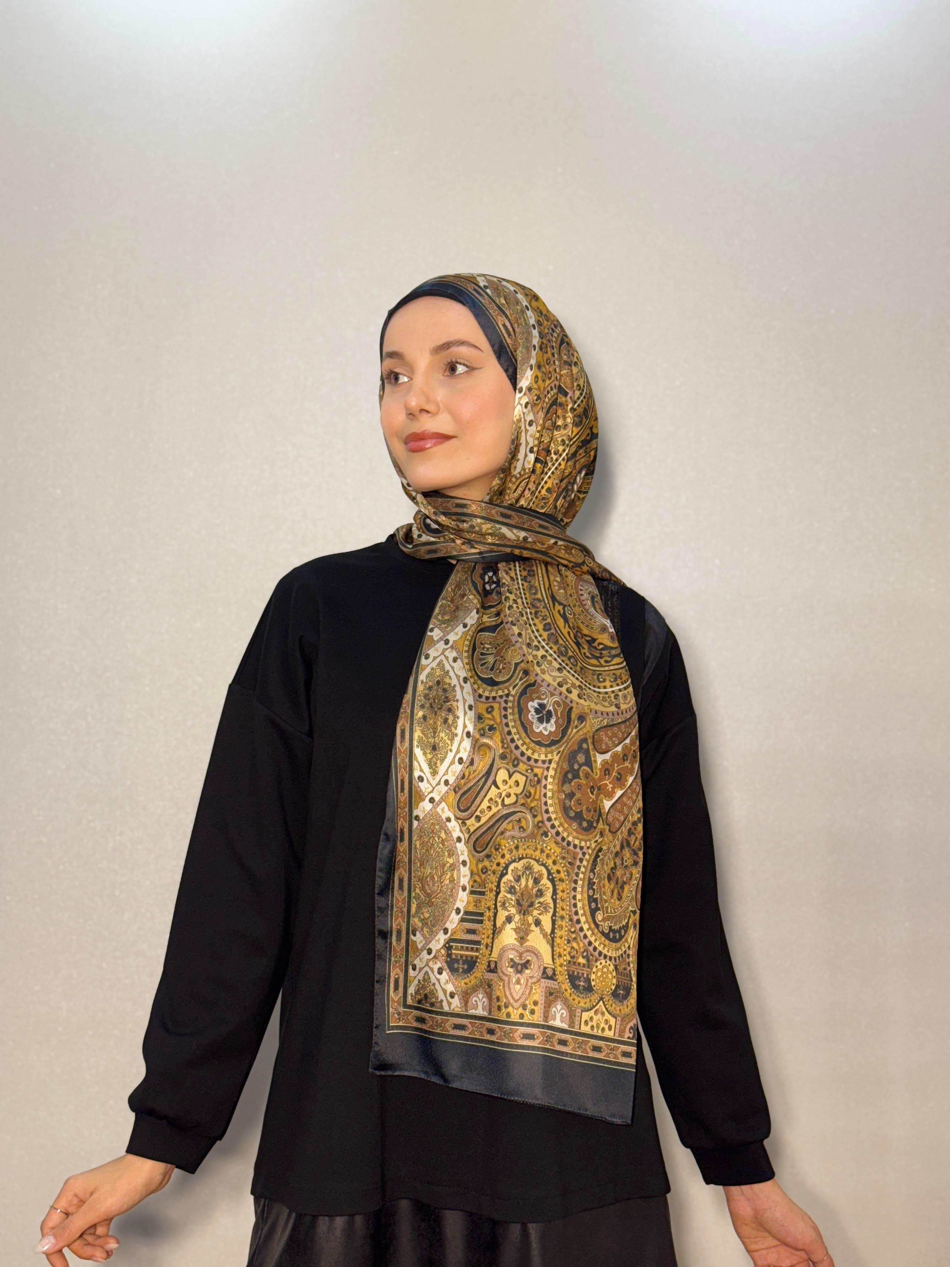 LOTUS ETRO DESEN VUAL İPEK ŞAL
