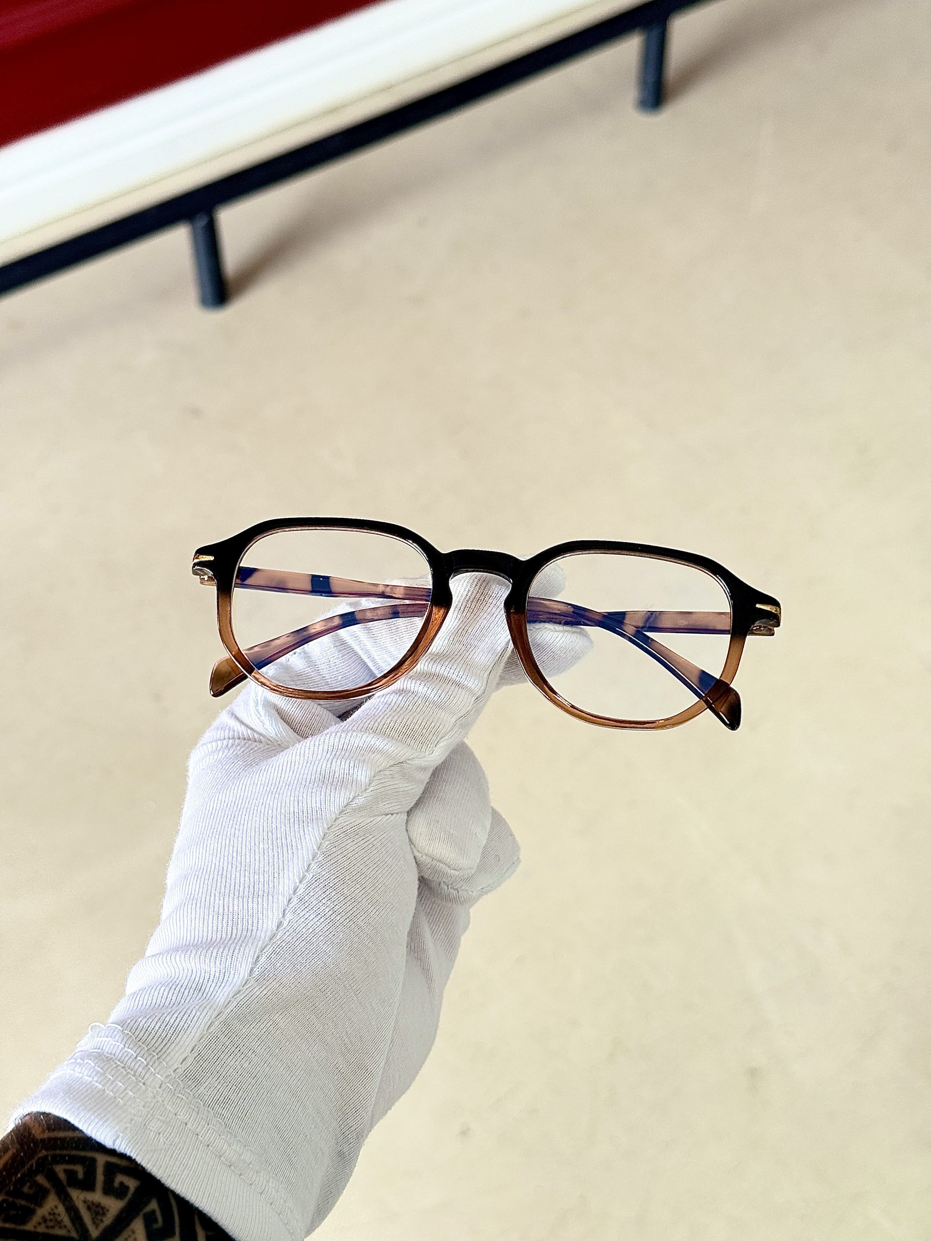 AVOX - Siyah/Leopar Blueblock Optik Uyumlu Gözlük