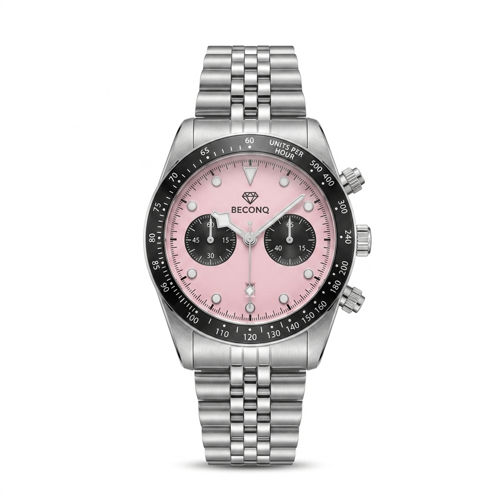 Beconq Apex Chronograph Çelik Kordon Erkek Kol Saati (84)