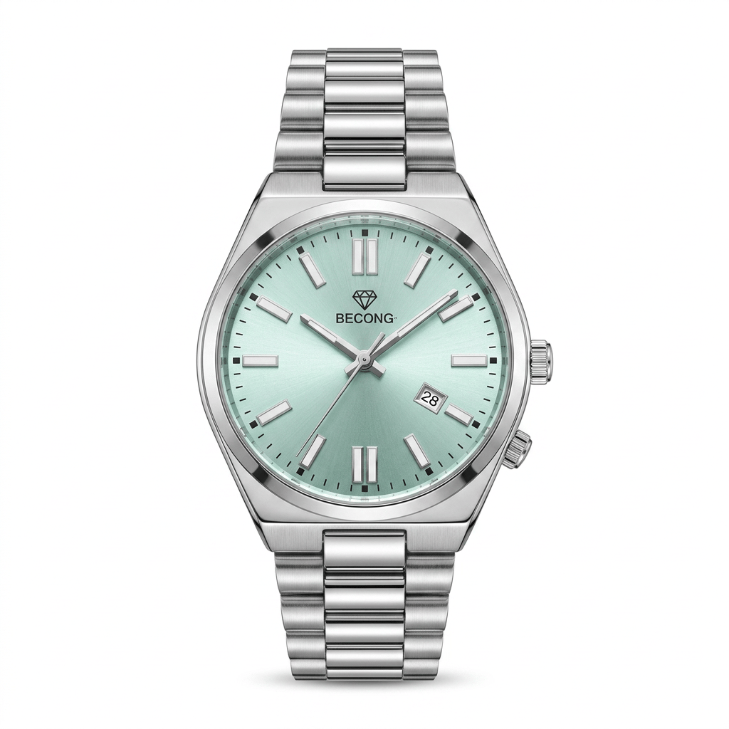 Beconq Imperial Sapphire Çelik Kordon Erkek Kol Saati (131)