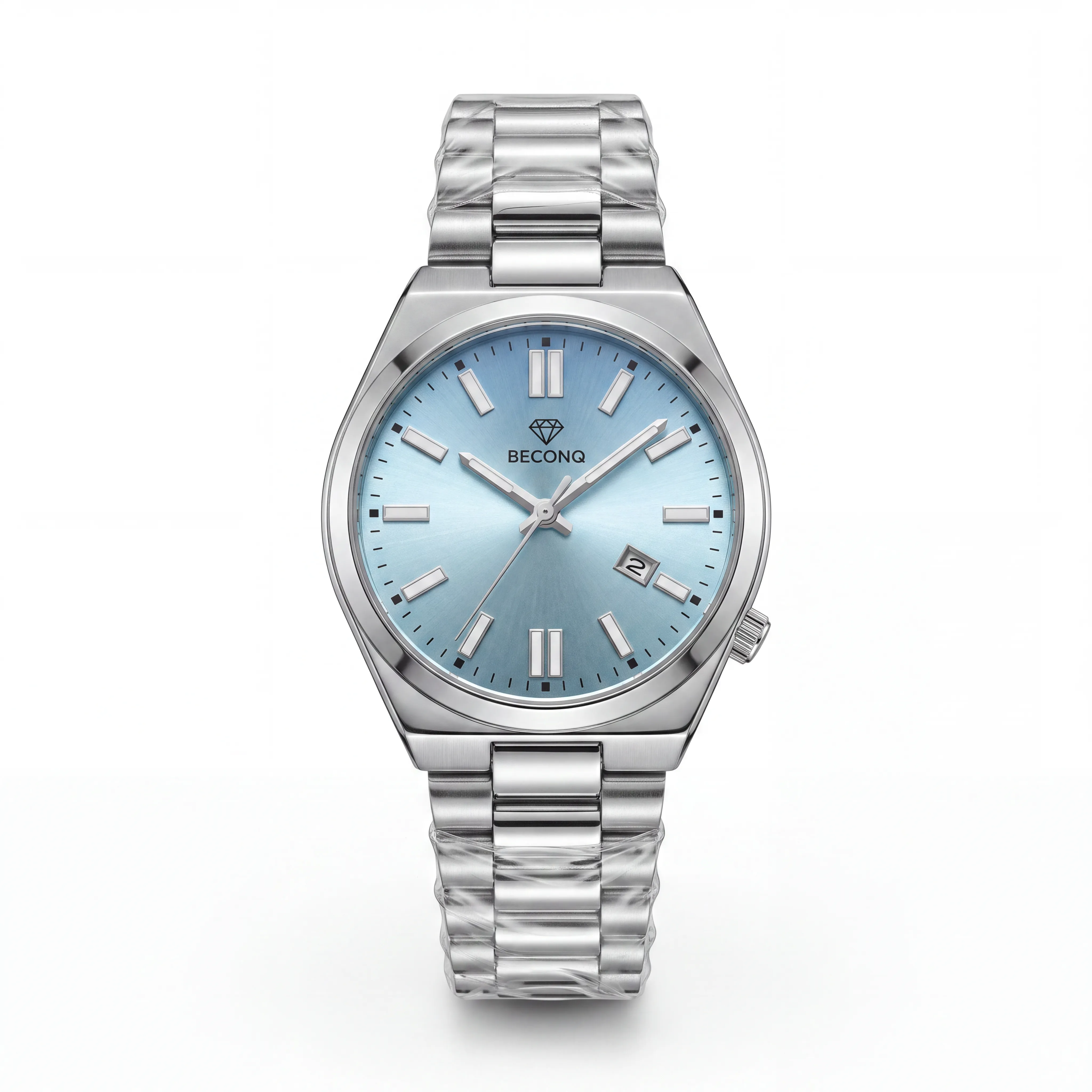 Beconq Imperial Sapphire Çelik Kordon Erkek Kol Saati (134)