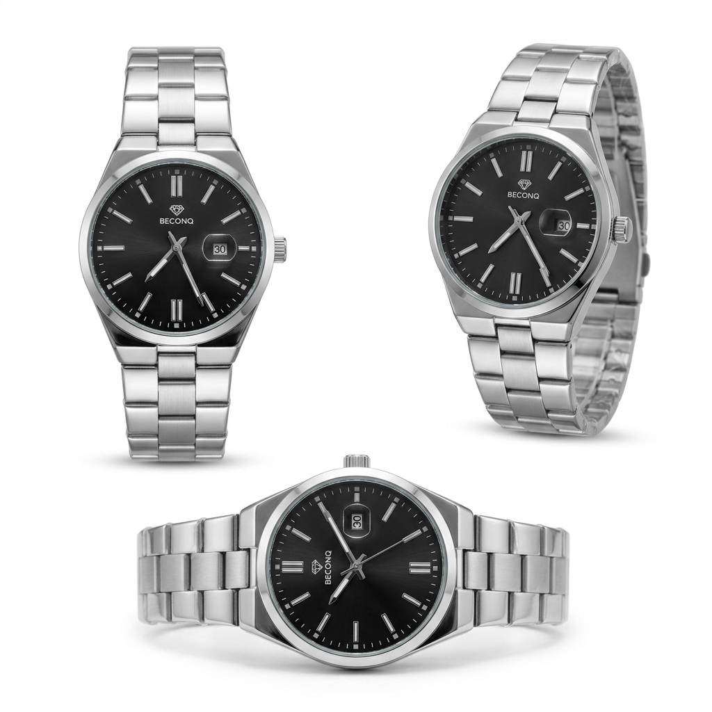 Beconq Prestige Collection Çelik Kordon Erkek Kol Saati (126)
