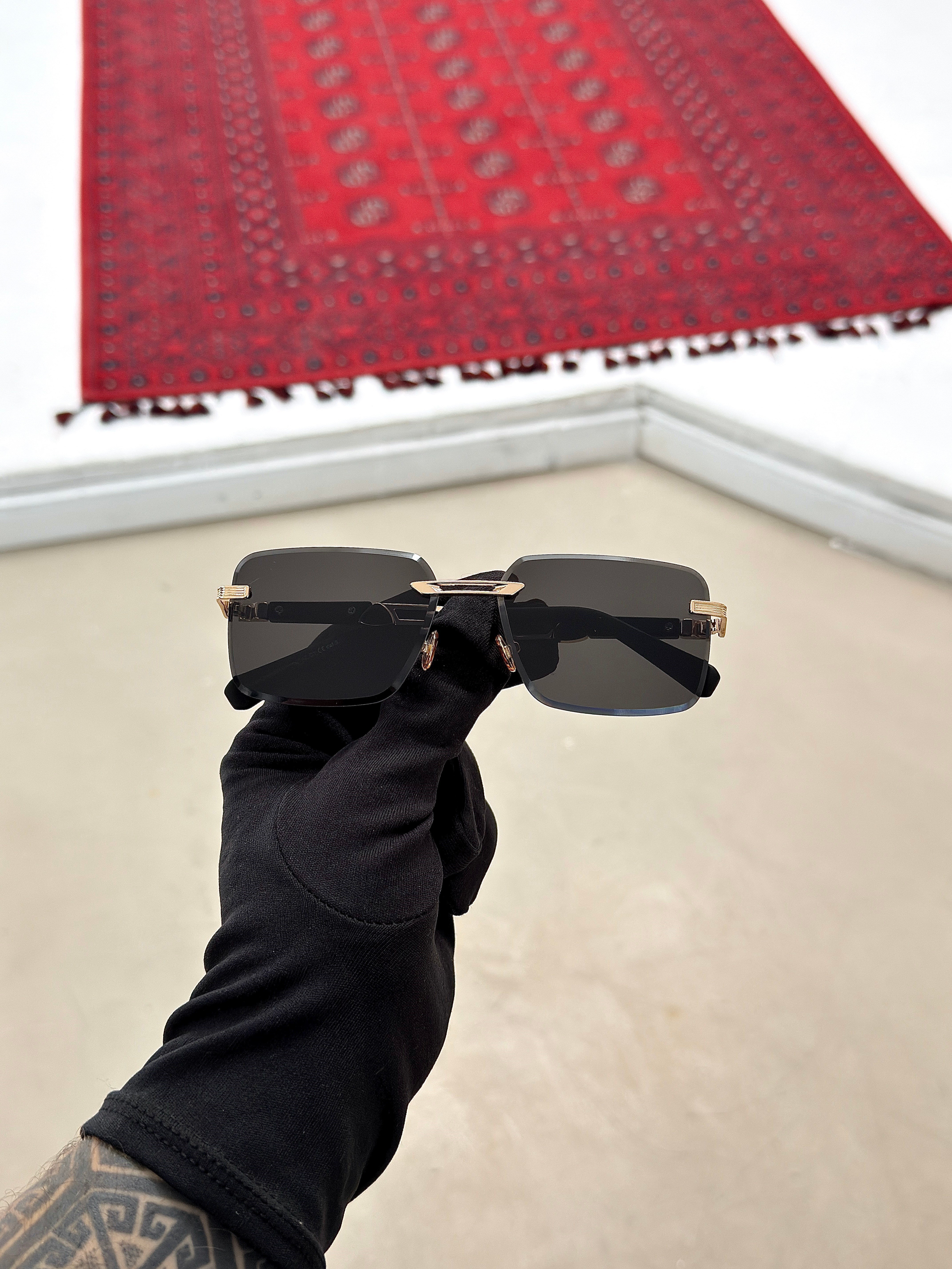 LOVREN - Gold/Black UV-400 Korumalı Güneş Gözlüğü