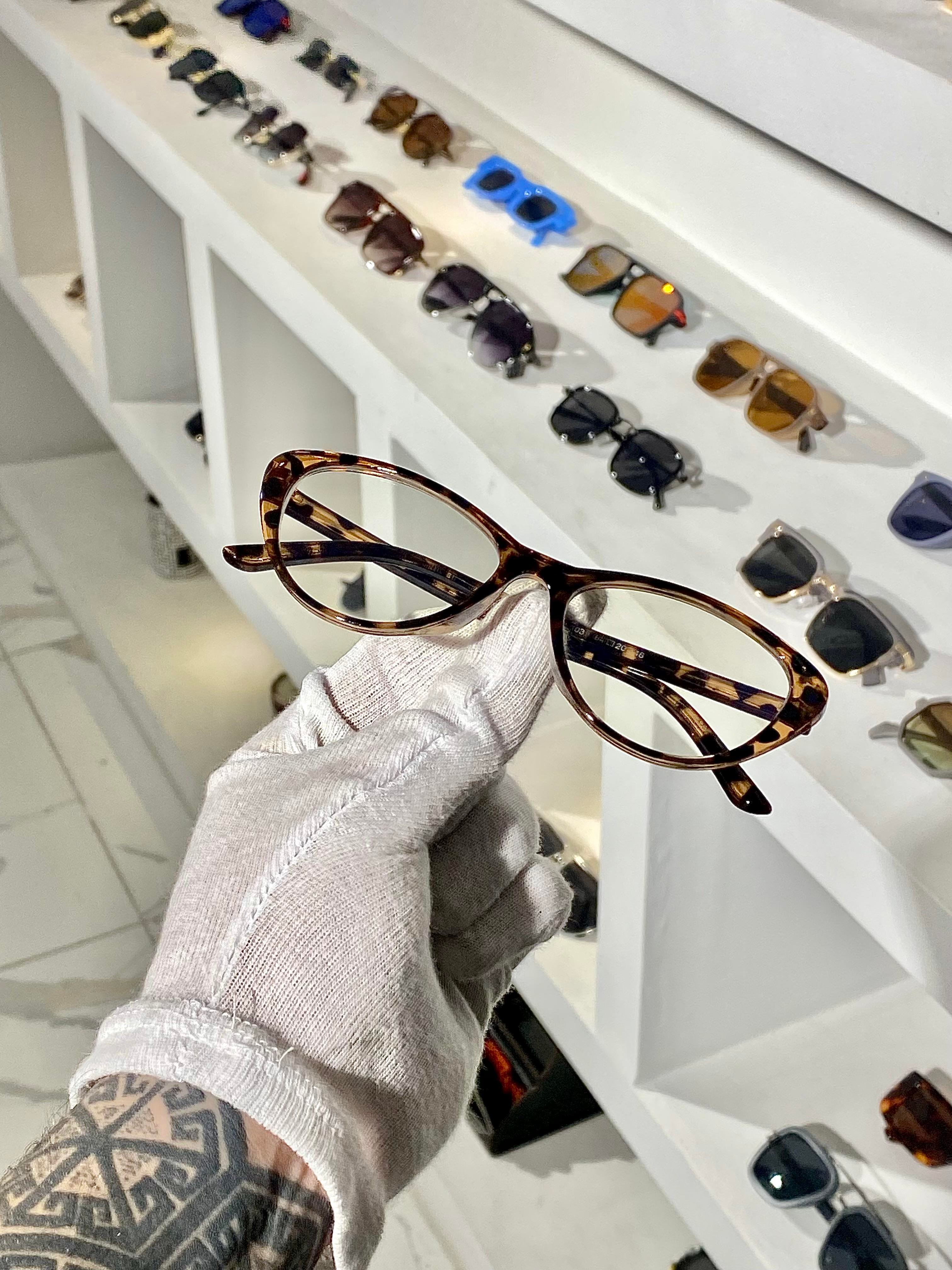 LYDIA Leopar Blueblock Optik Uyumlu Gözlük