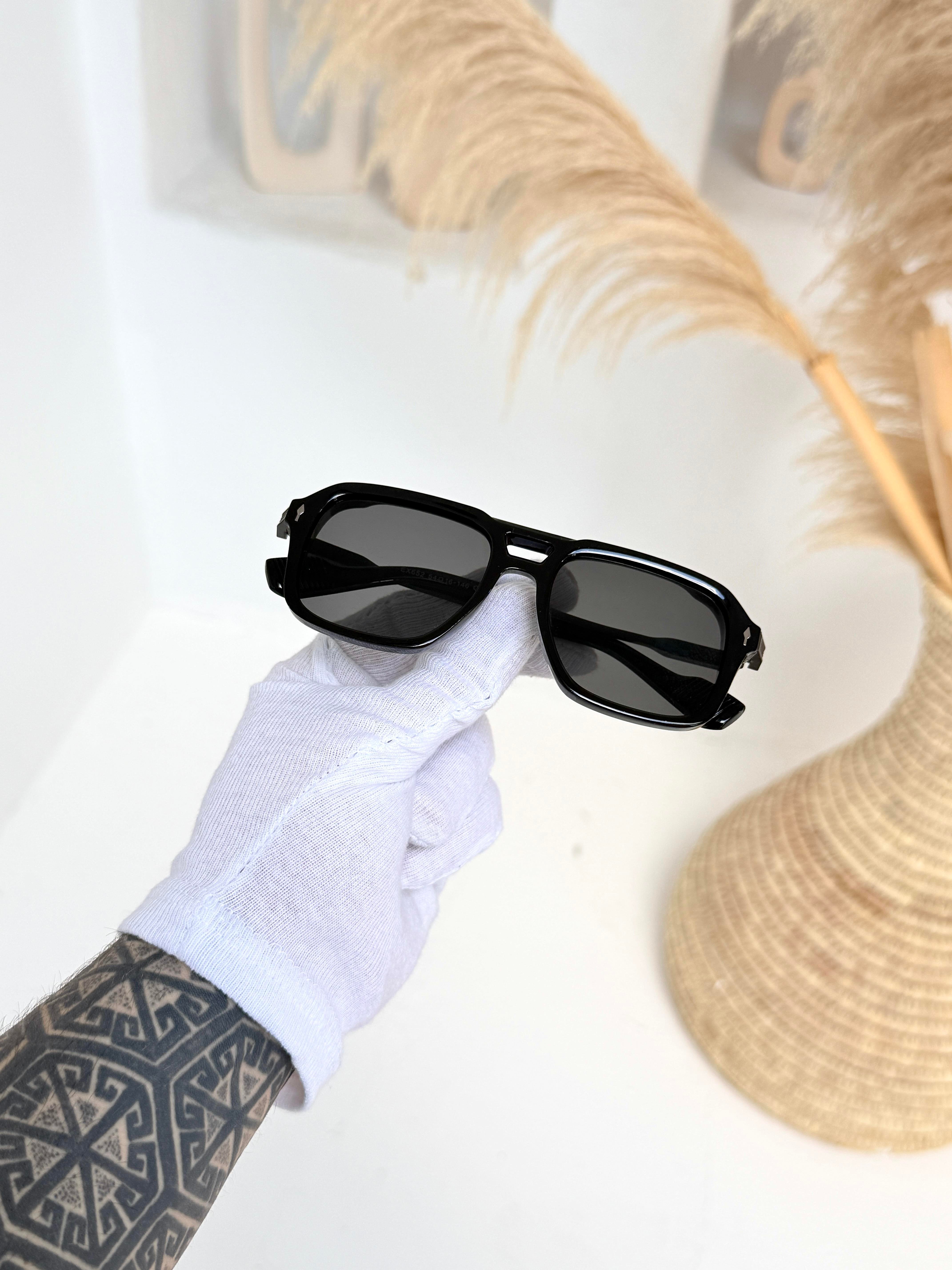 RAYA - Piano Black UV-400 Korumalı Güneş Gözlüğü