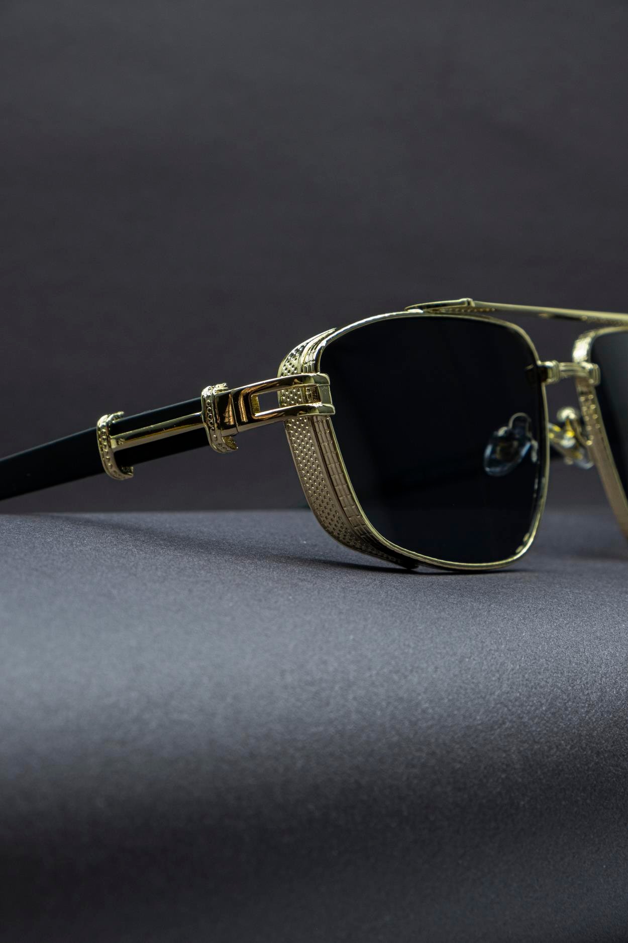 VIVO Erkek Güneş Gözlüğü (GOLD-BLACK)