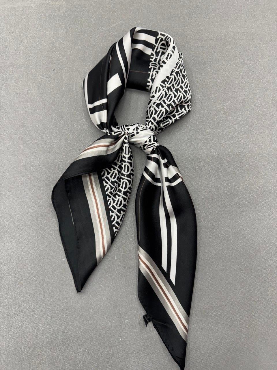 Bandana Siyah Beyaz Geşişli