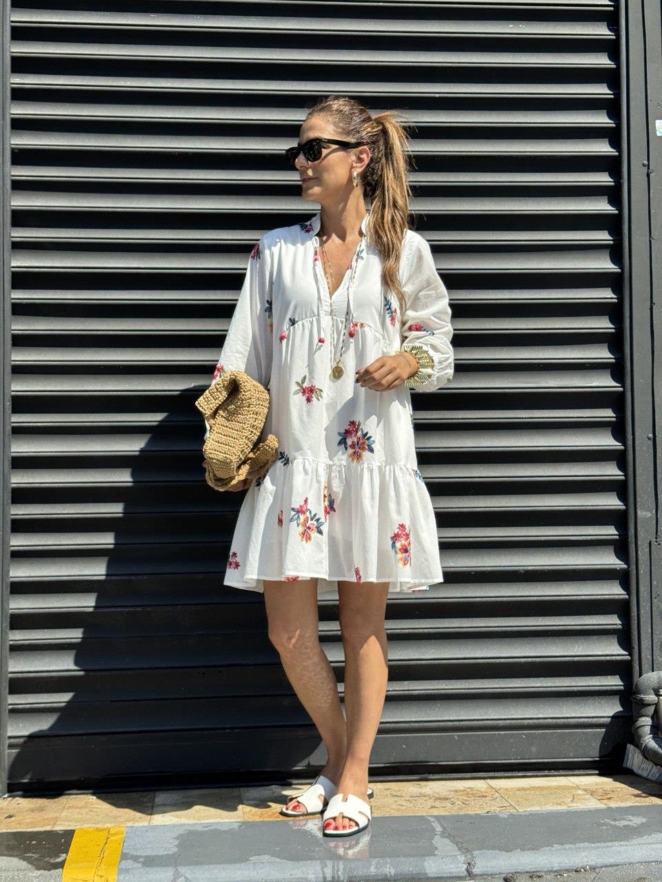 Şehirboy Nakışlı Elbise