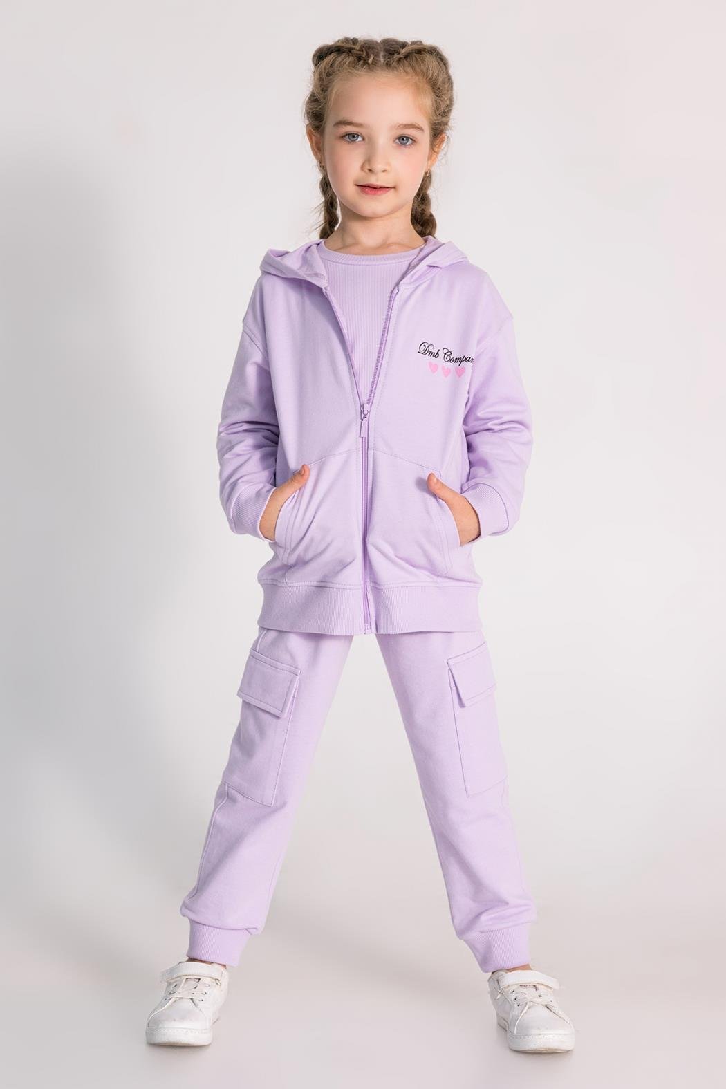 9593 TEK ALT 3/8 KIZ DMB LİLA