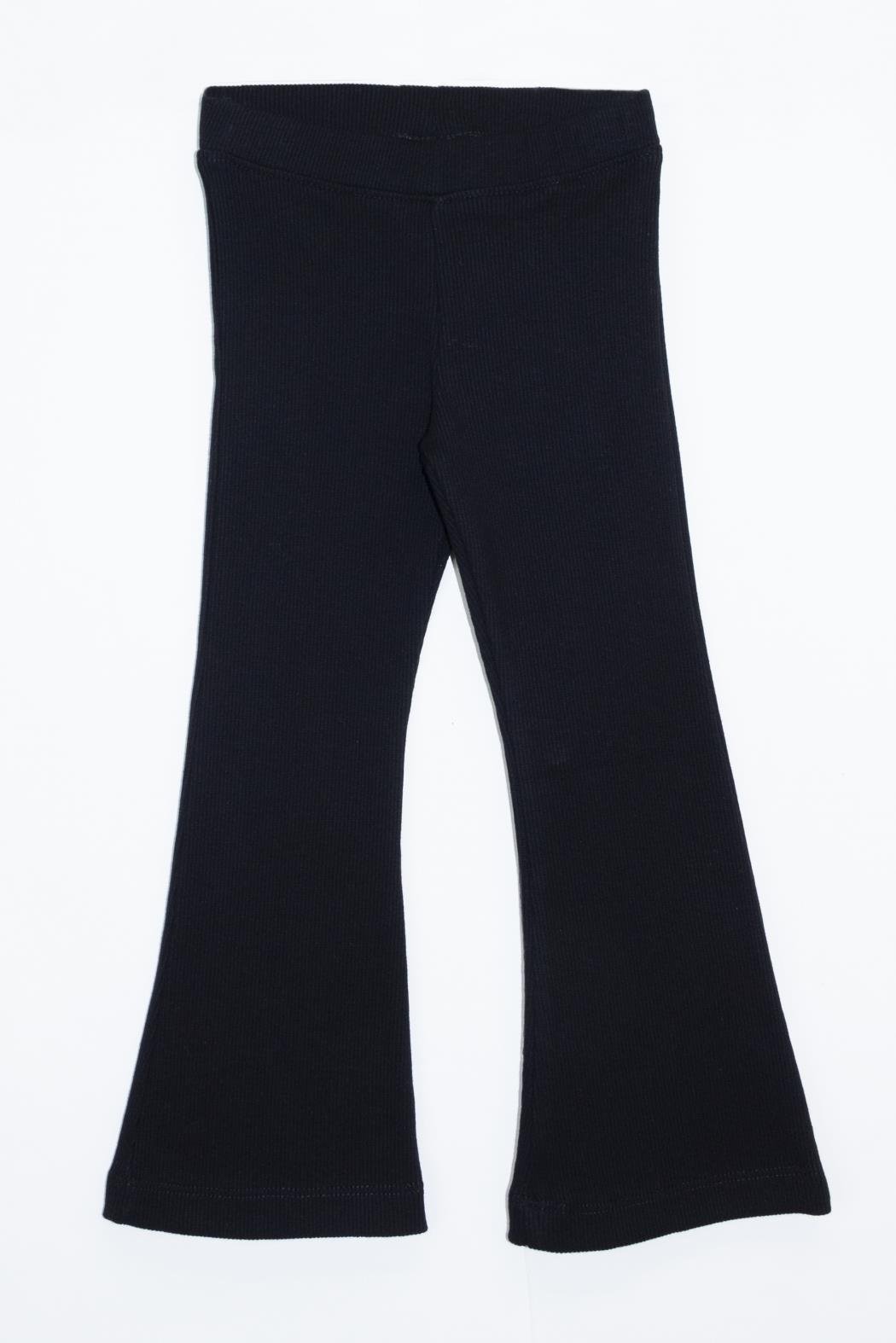 9804 İSPANYOL PAÇA TAYT 3/8 KIZ DMB SİYAH