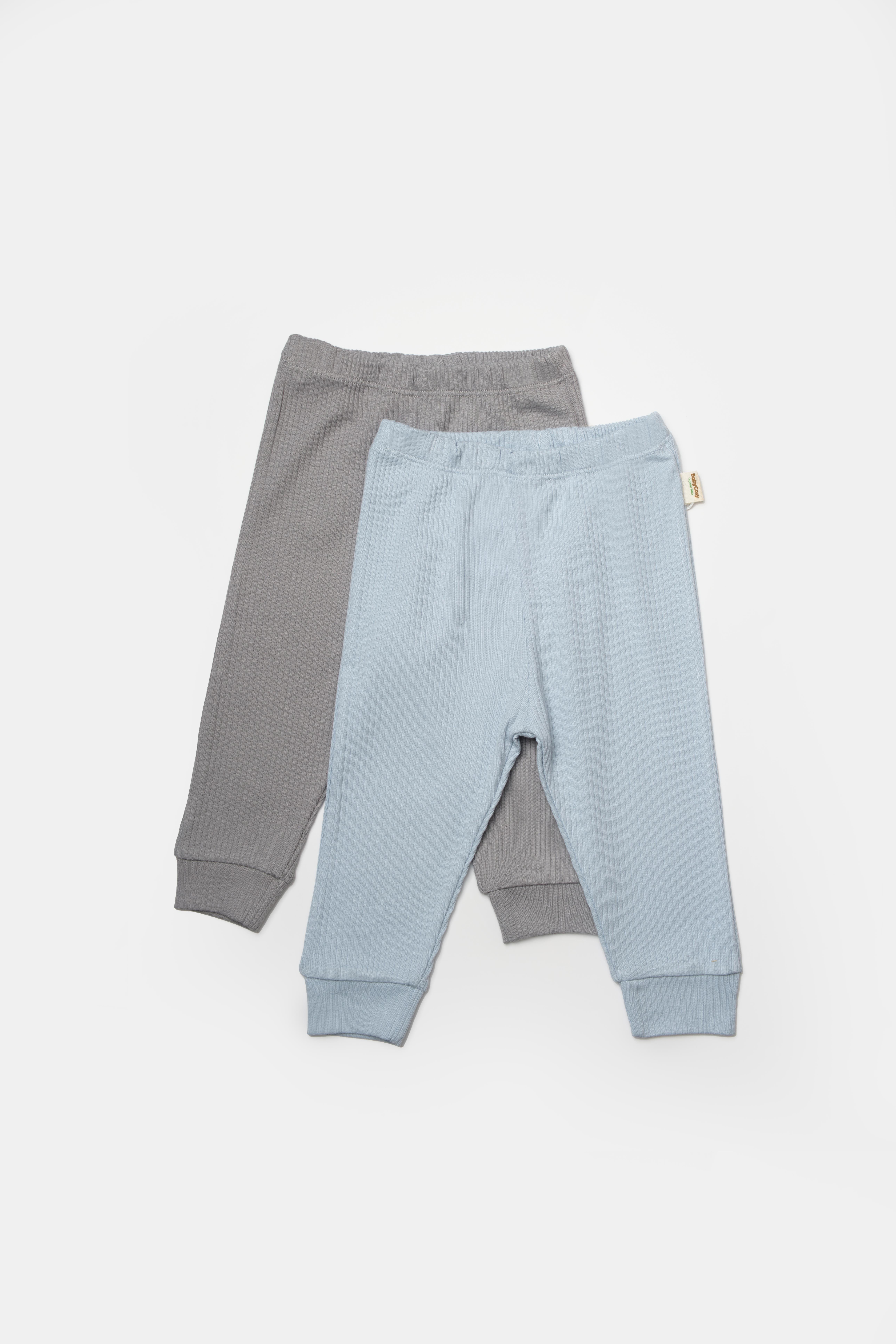 BabyCosy Erkek Bebek 2'Li Alt  3-24 Ay Mavi