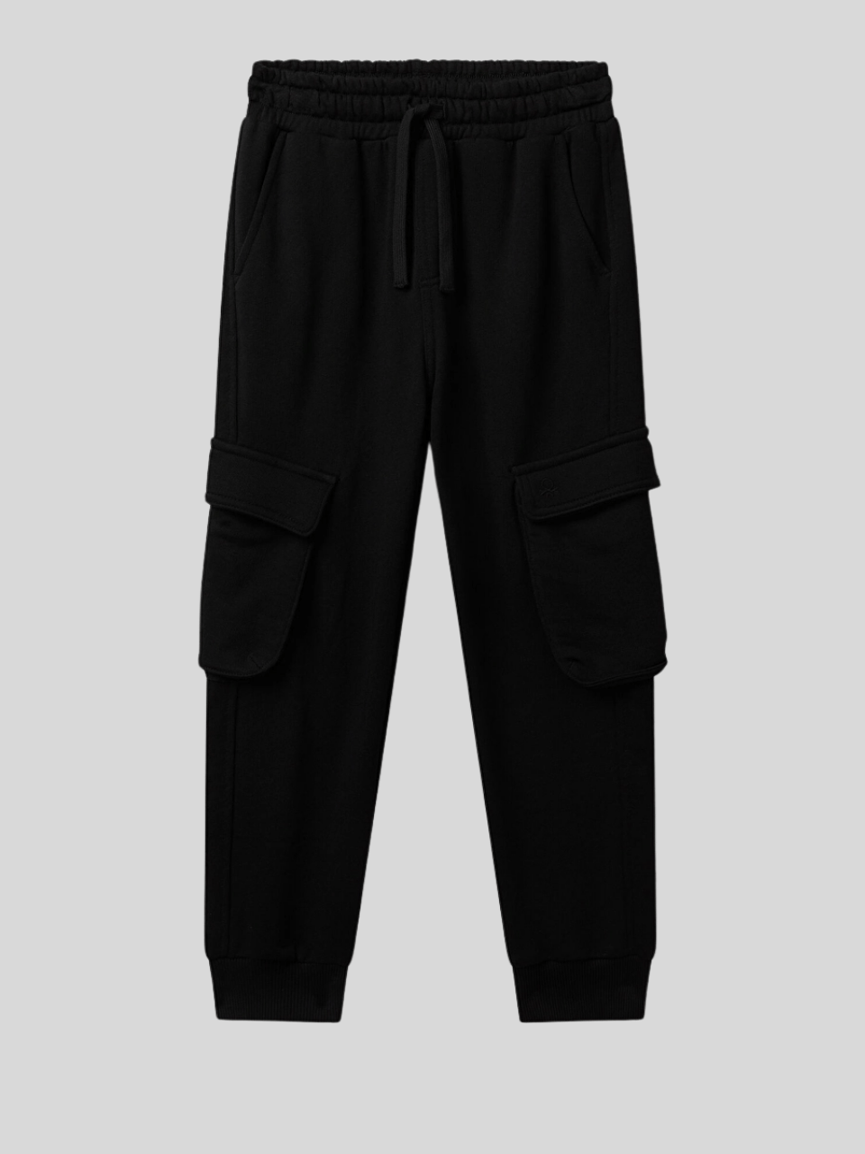 Benetton Erkek Çocuk Kargo Cepli Tek Alt 6-14 Yaş Siyah