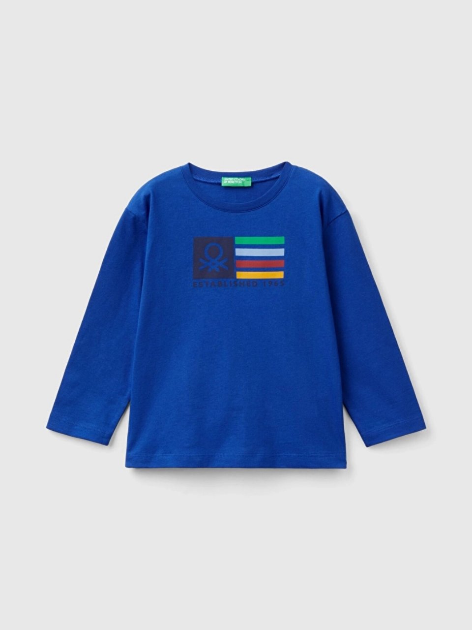 Benetton Erkek Çocuk Logo Baskılı Sweatshirt 1-6 Yaş SAKS