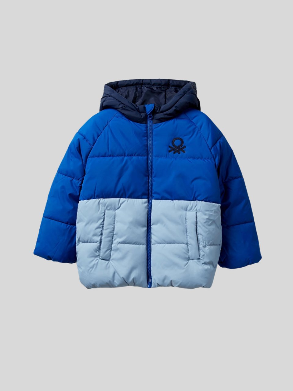 Benetton Erkek Çocuk Renkli Mont 1-6 Yaş Açık Mavi