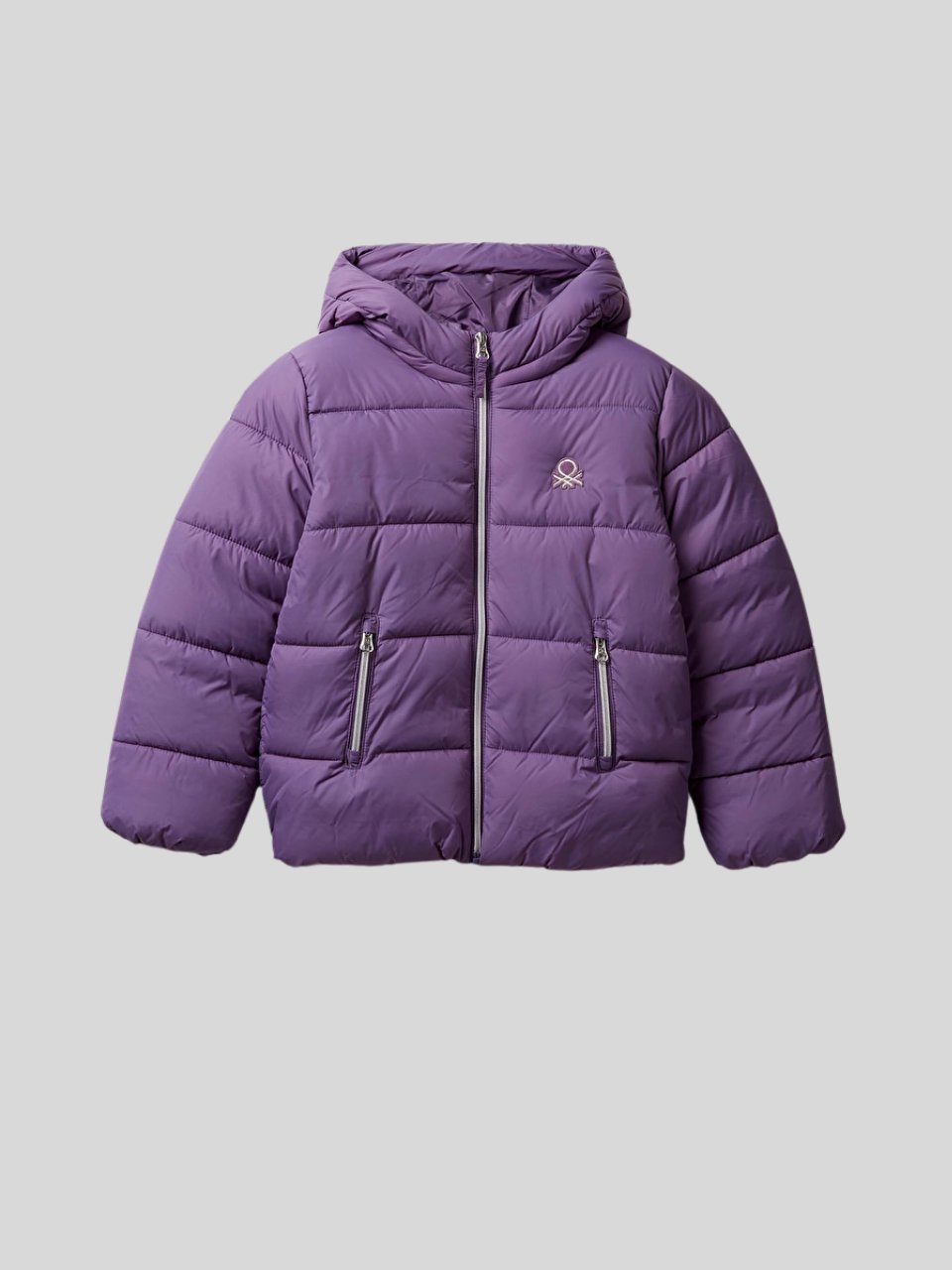 Benetton Kız Çocuk Mont 6-14 Yaş Mor