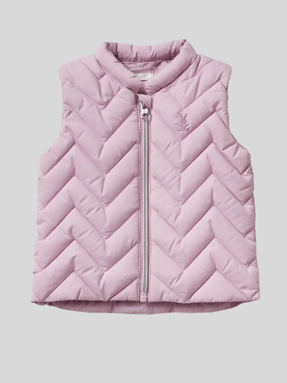 Benetton Unisex Bebek Yelek 1-18 Ay Pembe