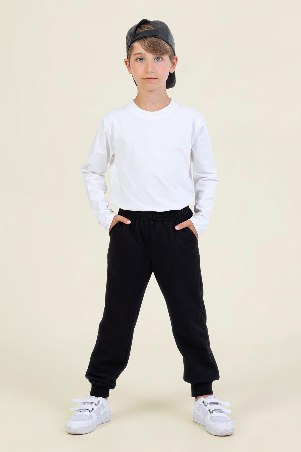 Dmb Erkek Çocuk Tek Alt 11-15 Yaş Siyah