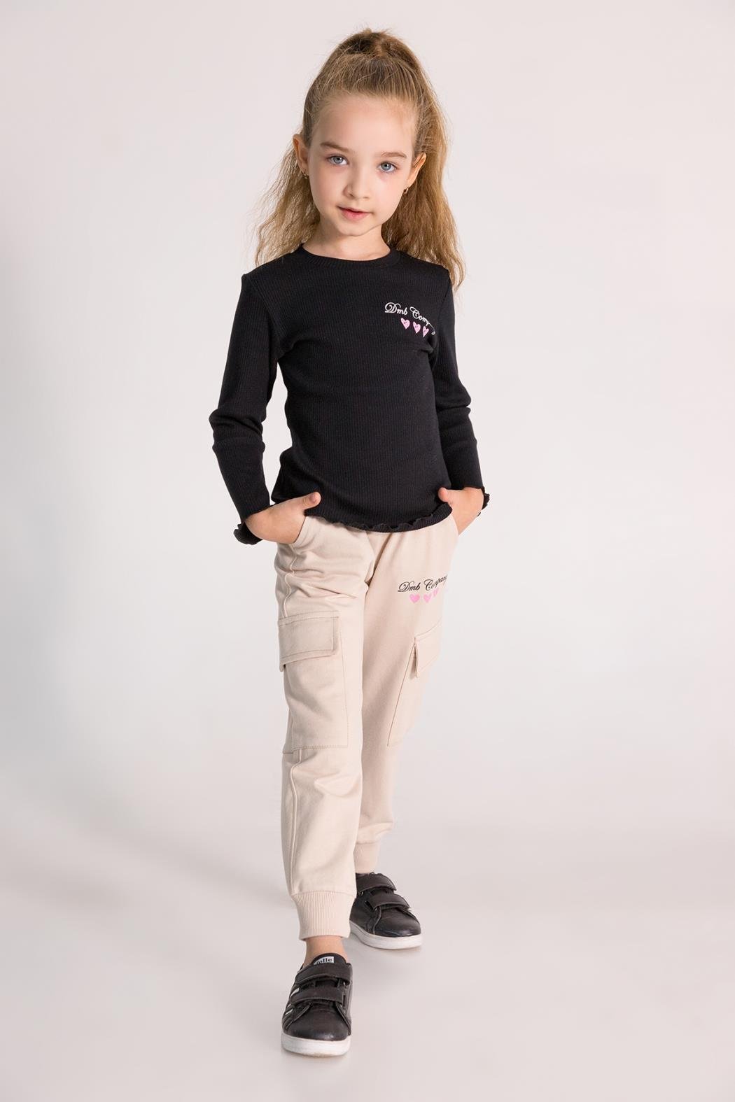 Dmb Kız Çocuk Kaşkorse Body 3-8 Yaş SİYAH