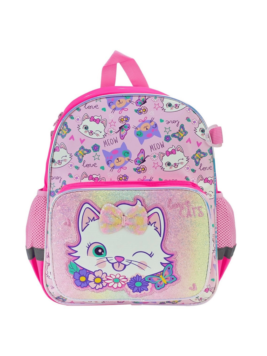 Dream Vest Süslü Kedi Sırt Çantası Mıdı Pembe